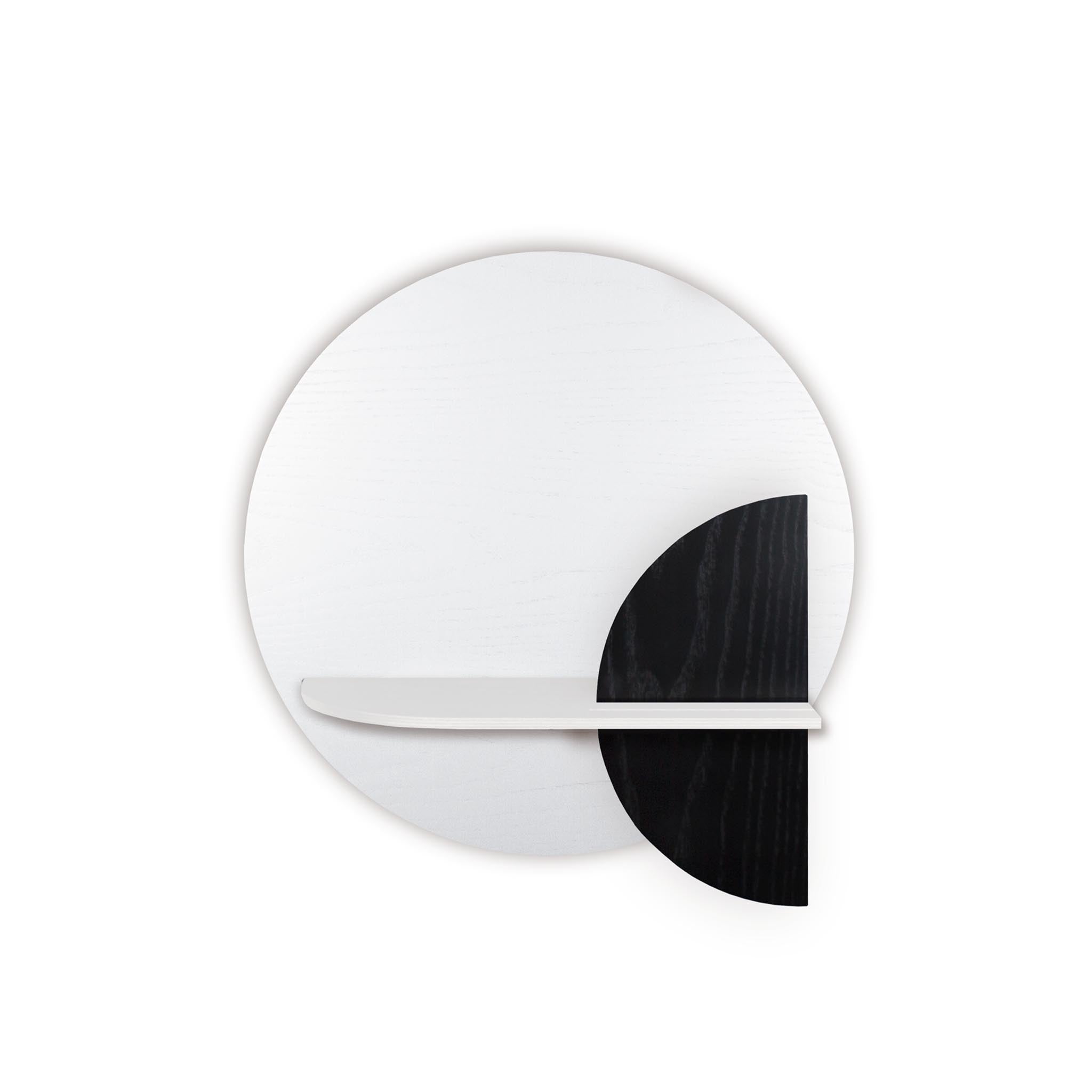 Étagère murale Alba DUO · Cercle blanc