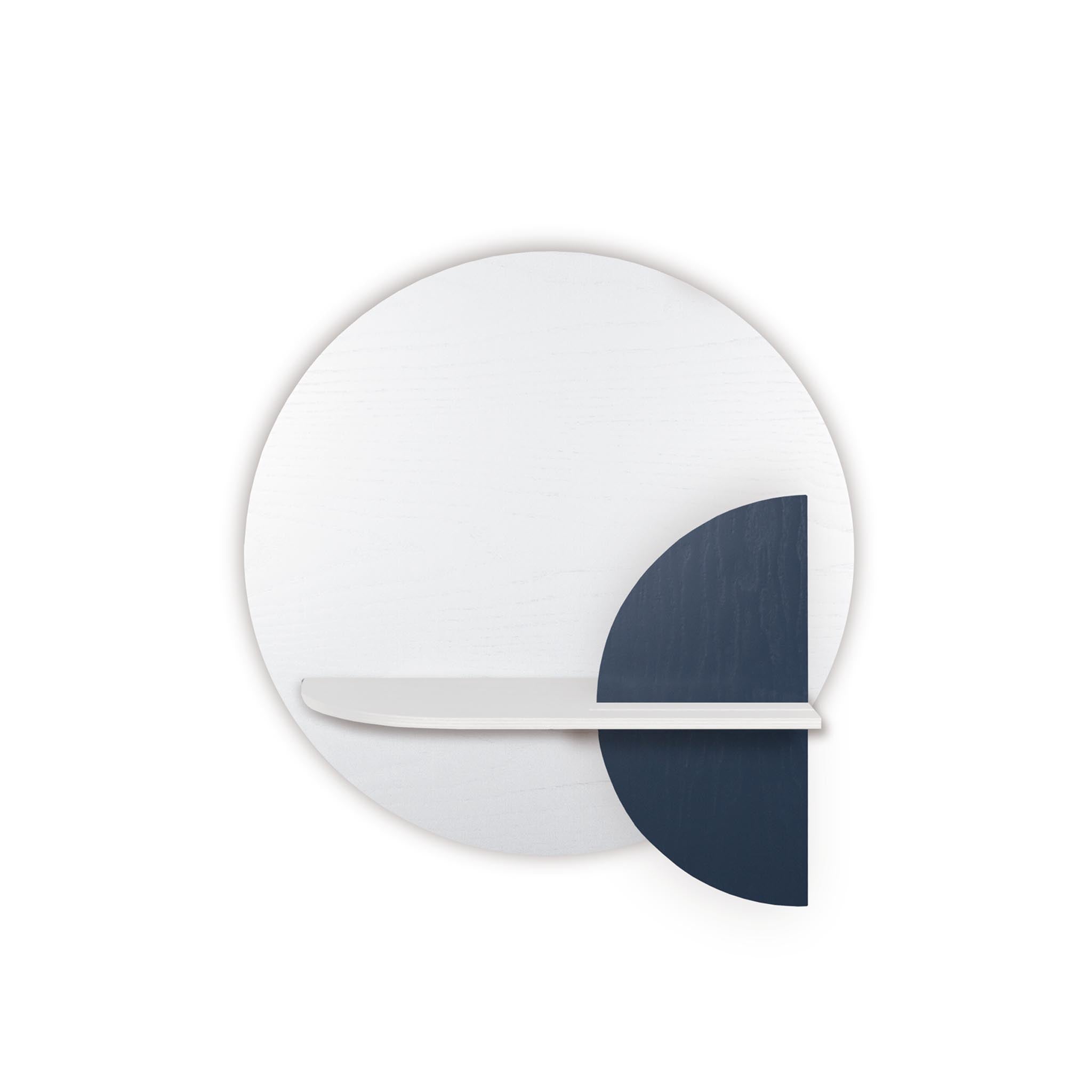 Étagère murale Alba DUO · Cercle blanc