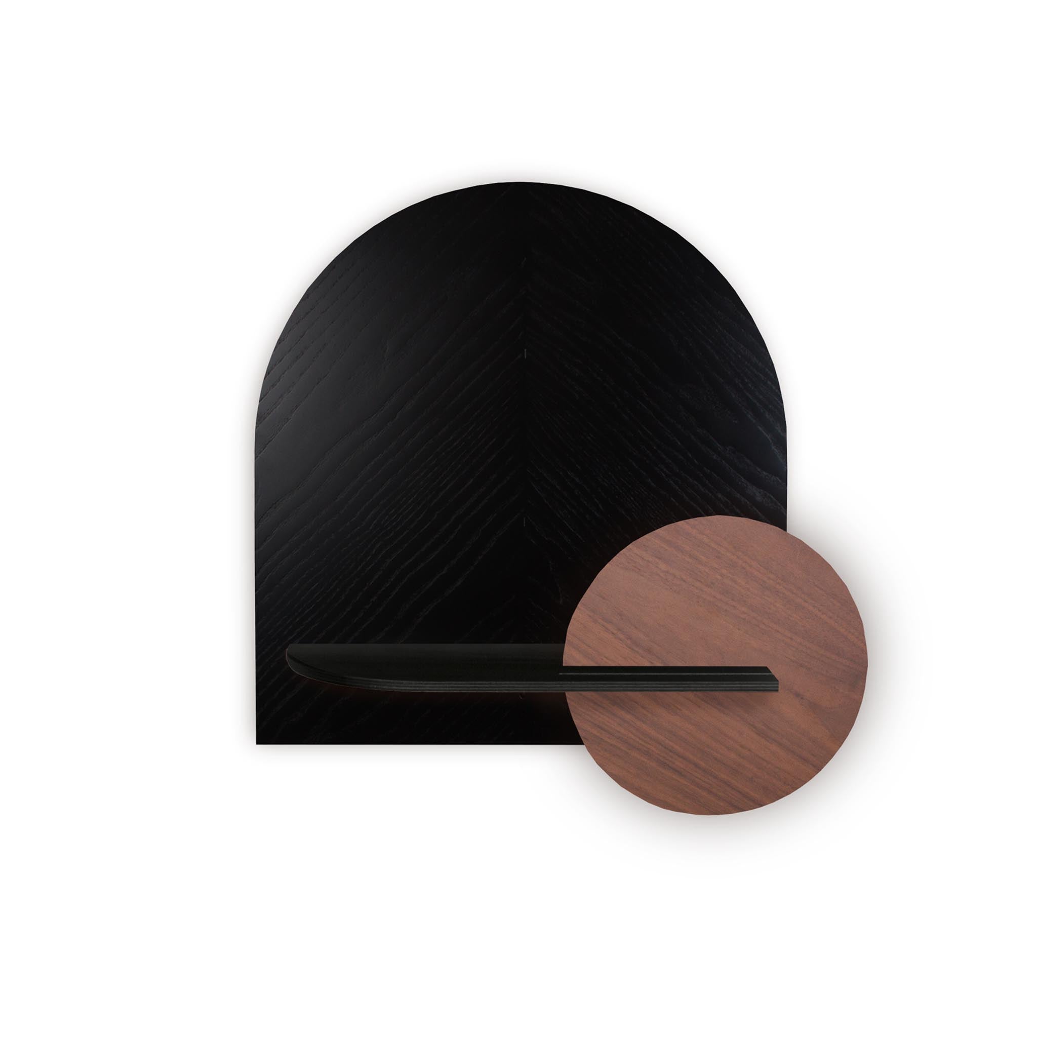 Étagère murale Alba DUO · Motif chevrons noir