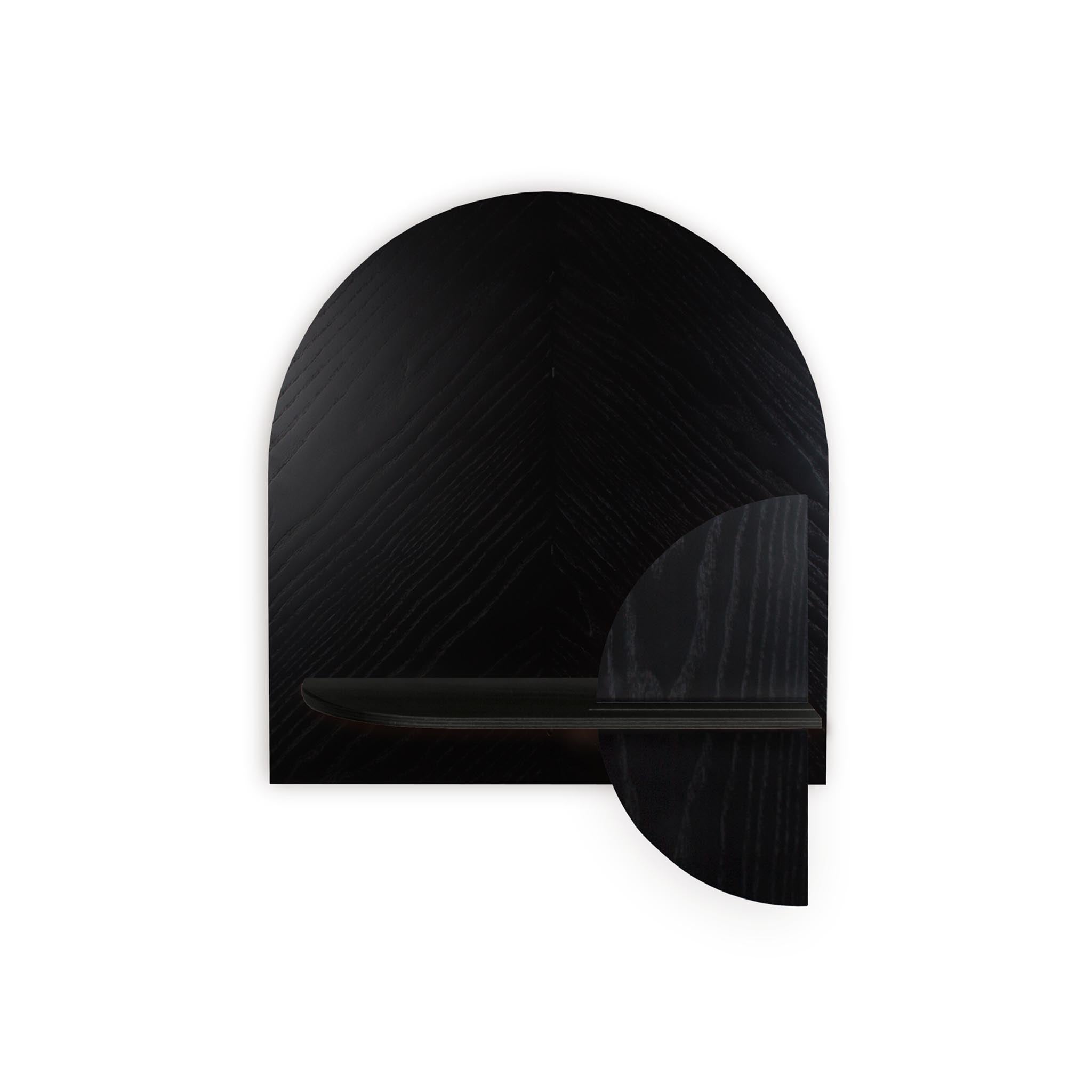 Étagère murale Alba DUO · Motif chevrons noir