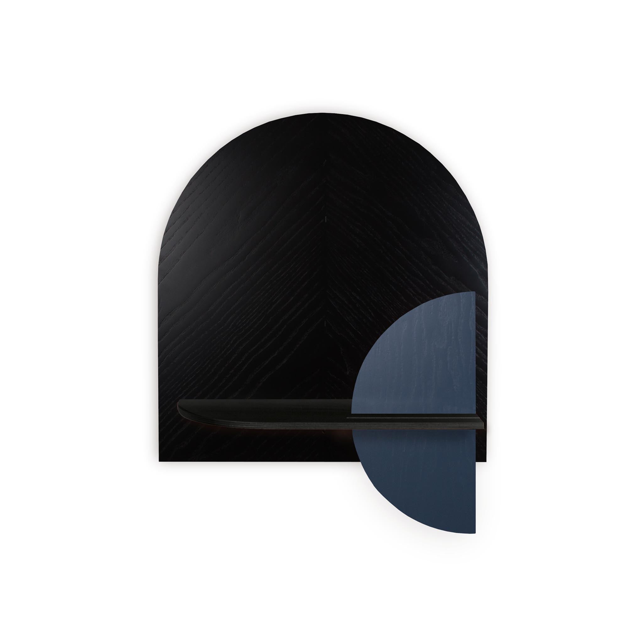 Étagère murale Alba DUO · Motif chevrons noir