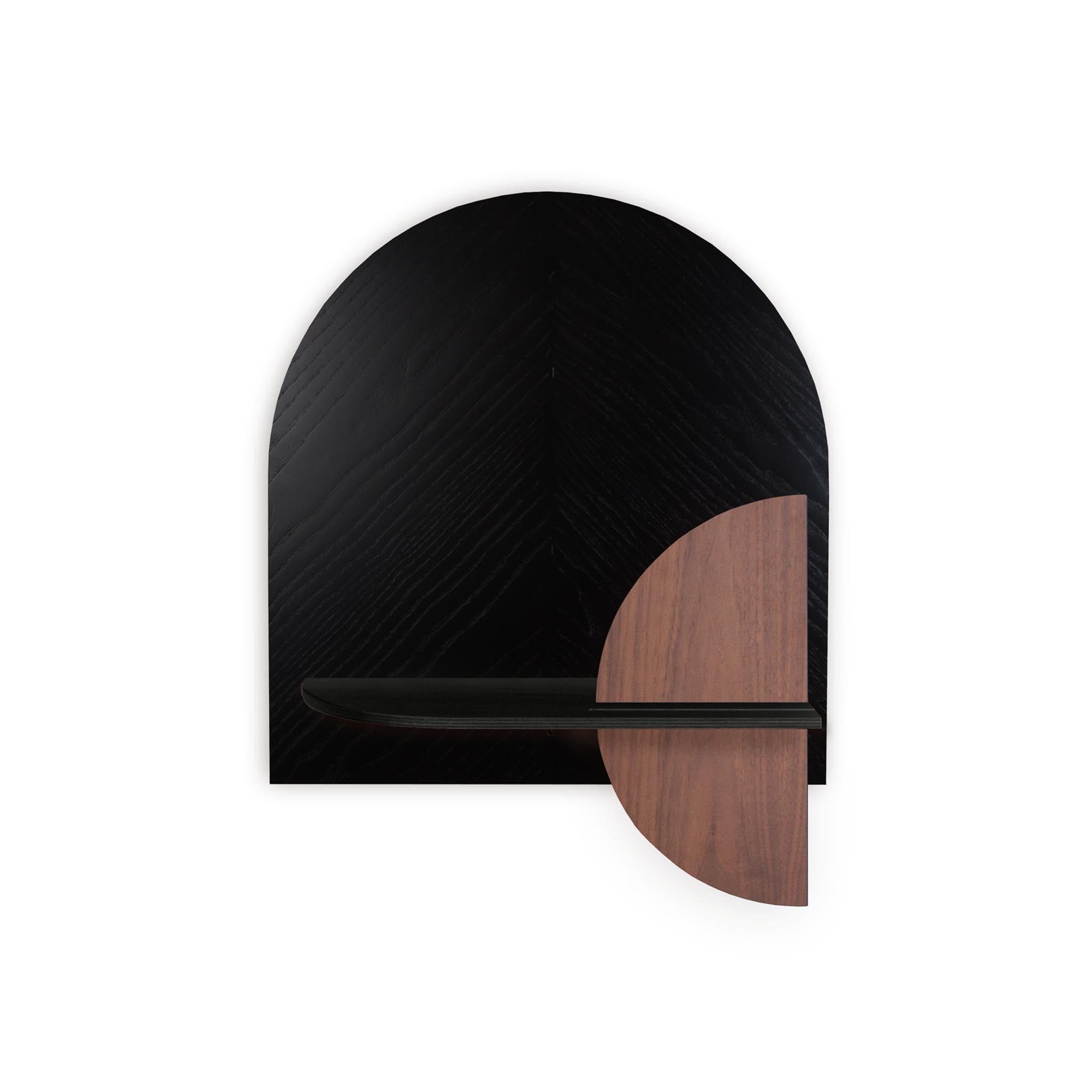 Étagère murale Alba DUO · Motif chevrons noir