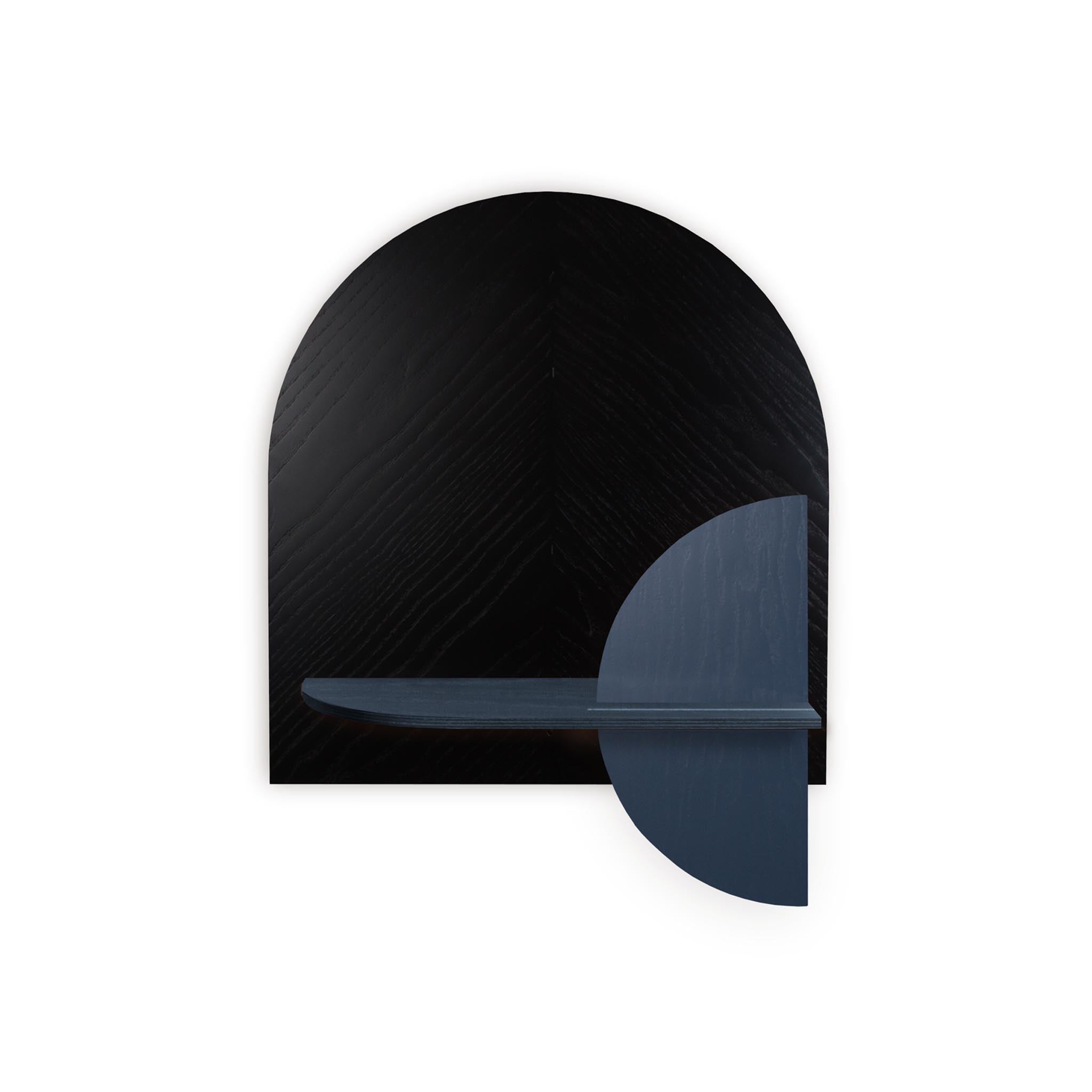 Étagère murale Alba DUO · Motif chevrons noir