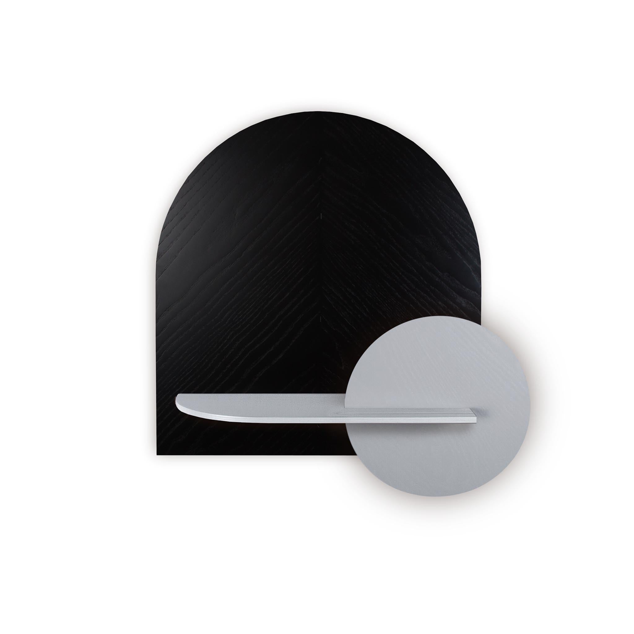 Étagère murale Alba DUO · Motif chevrons noir