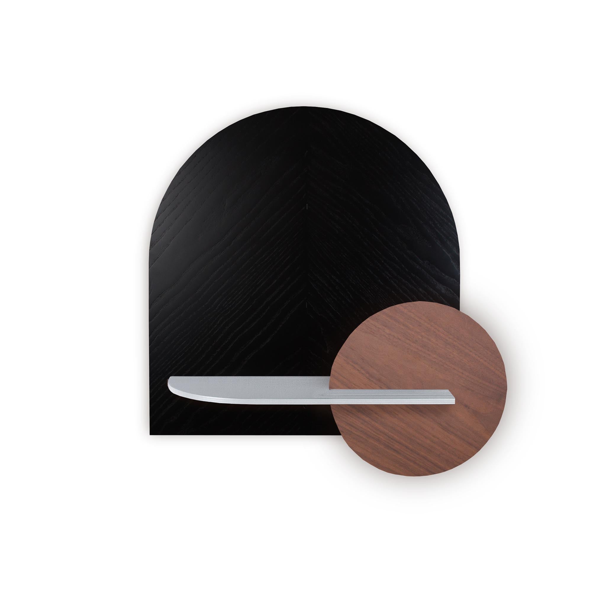 Étagère murale Alba DUO · Motif chevrons noir