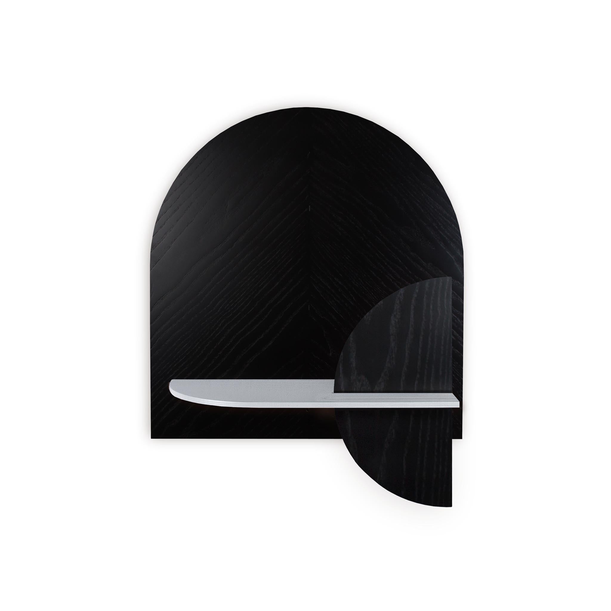 Étagère murale Alba DUO · Motif chevrons noir