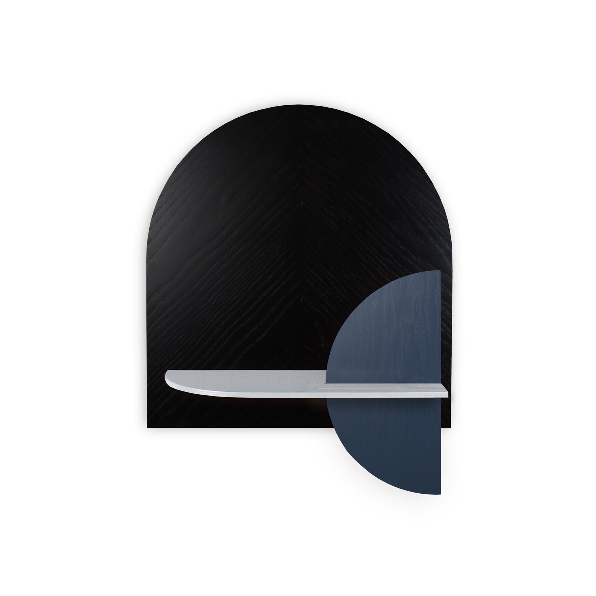 Étagère murale Alba DUO · Motif chevrons noir