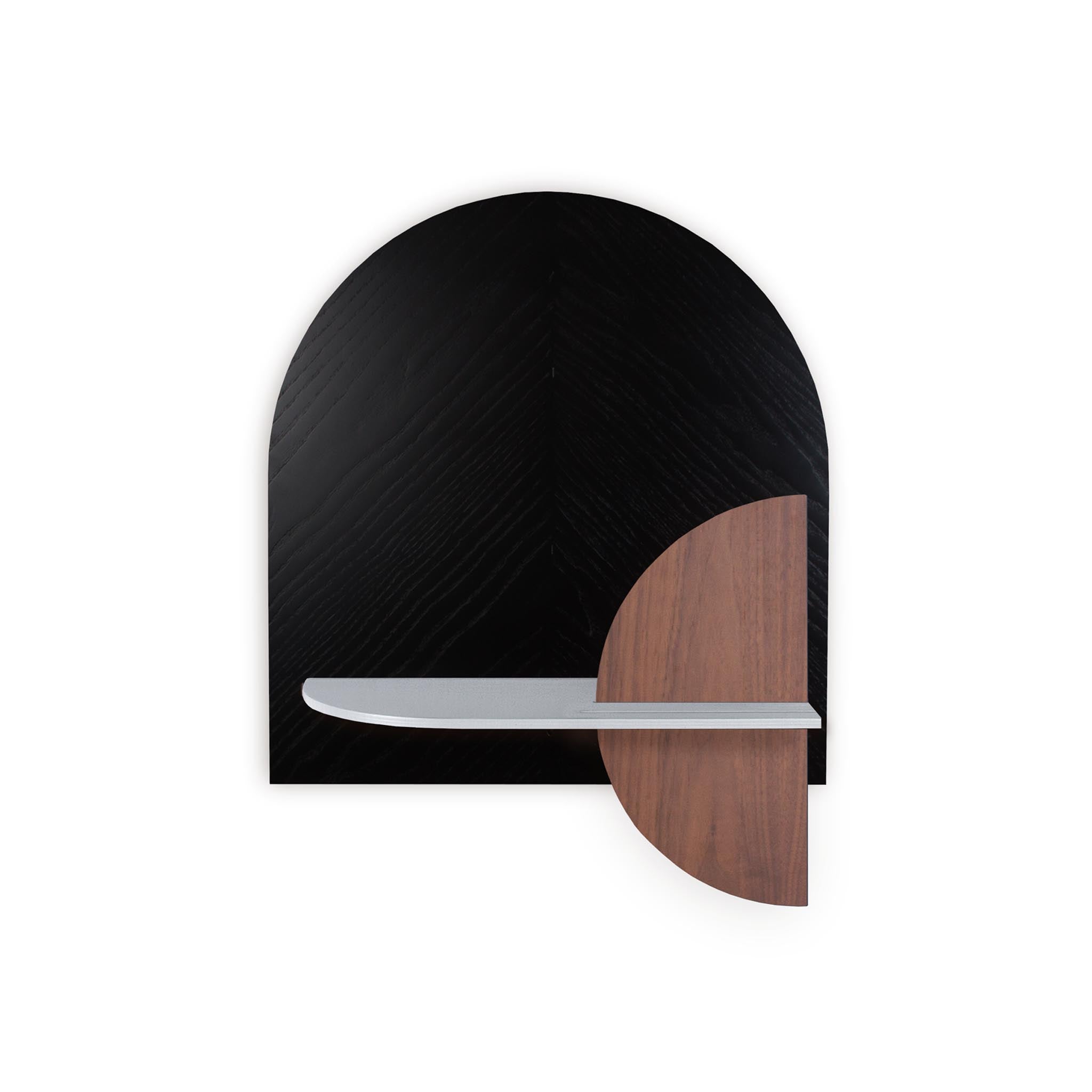 Étagère murale Alba DUO · Motif chevrons noir