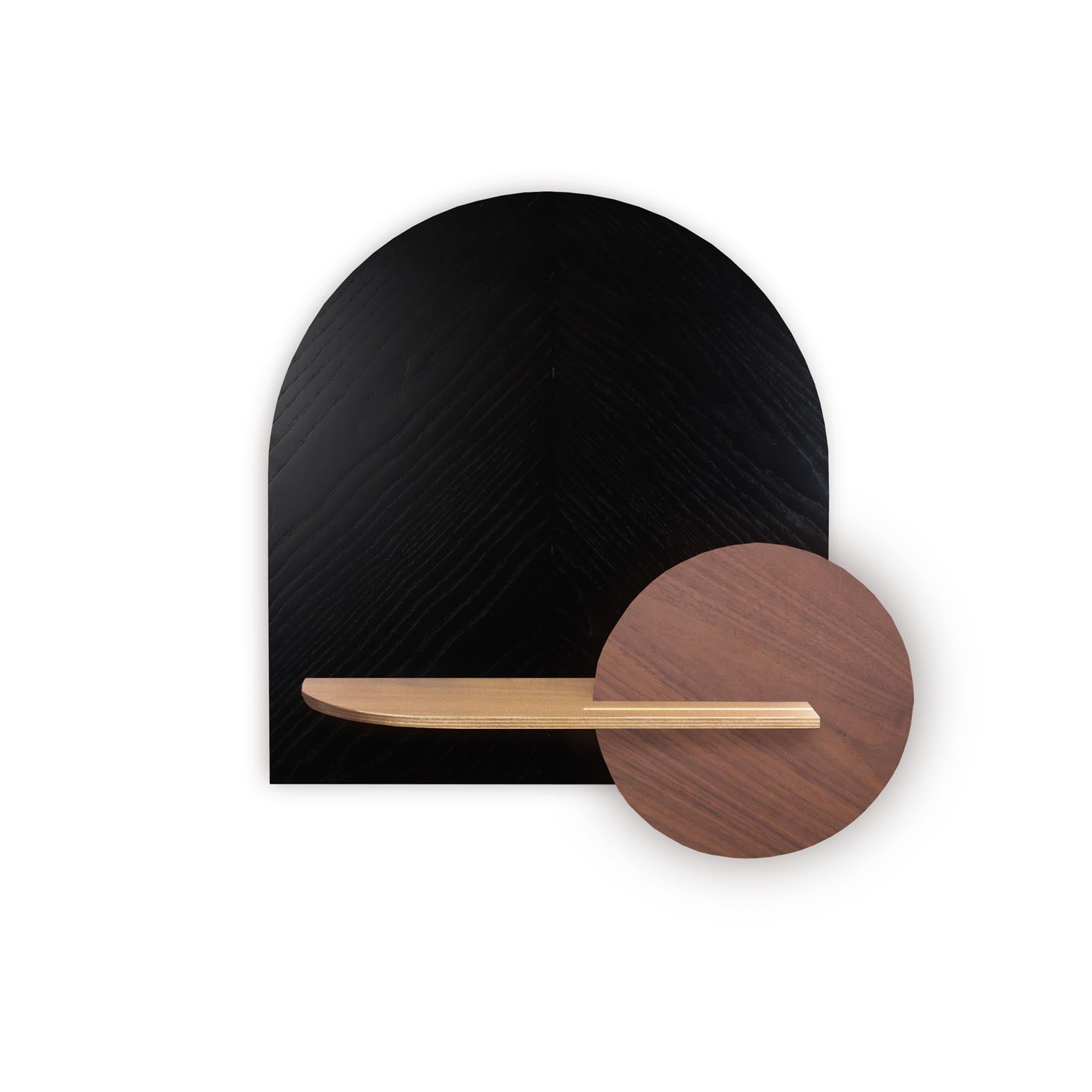 Étagère murale Alba DUO · Motif chevrons noir