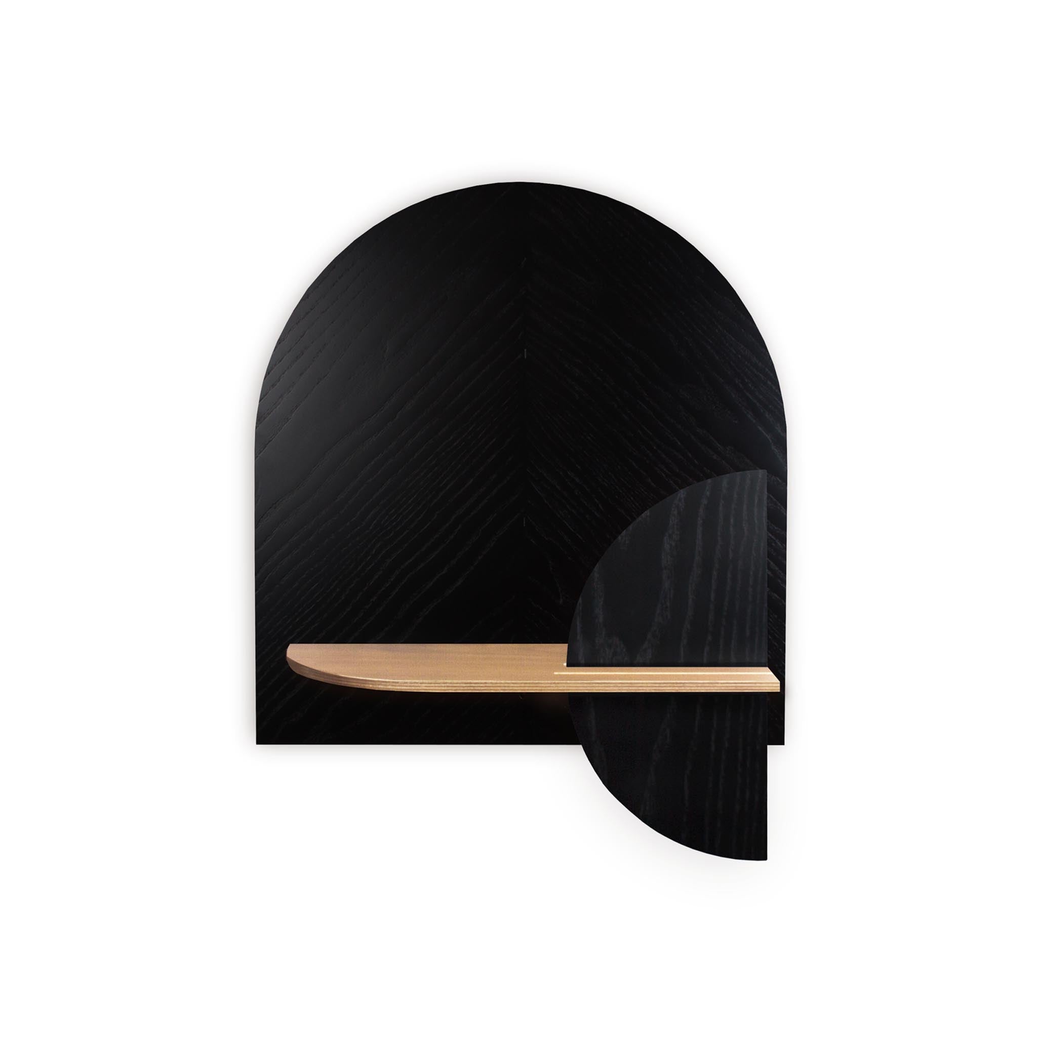 Étagère murale Alba DUO · Motif chevrons noir