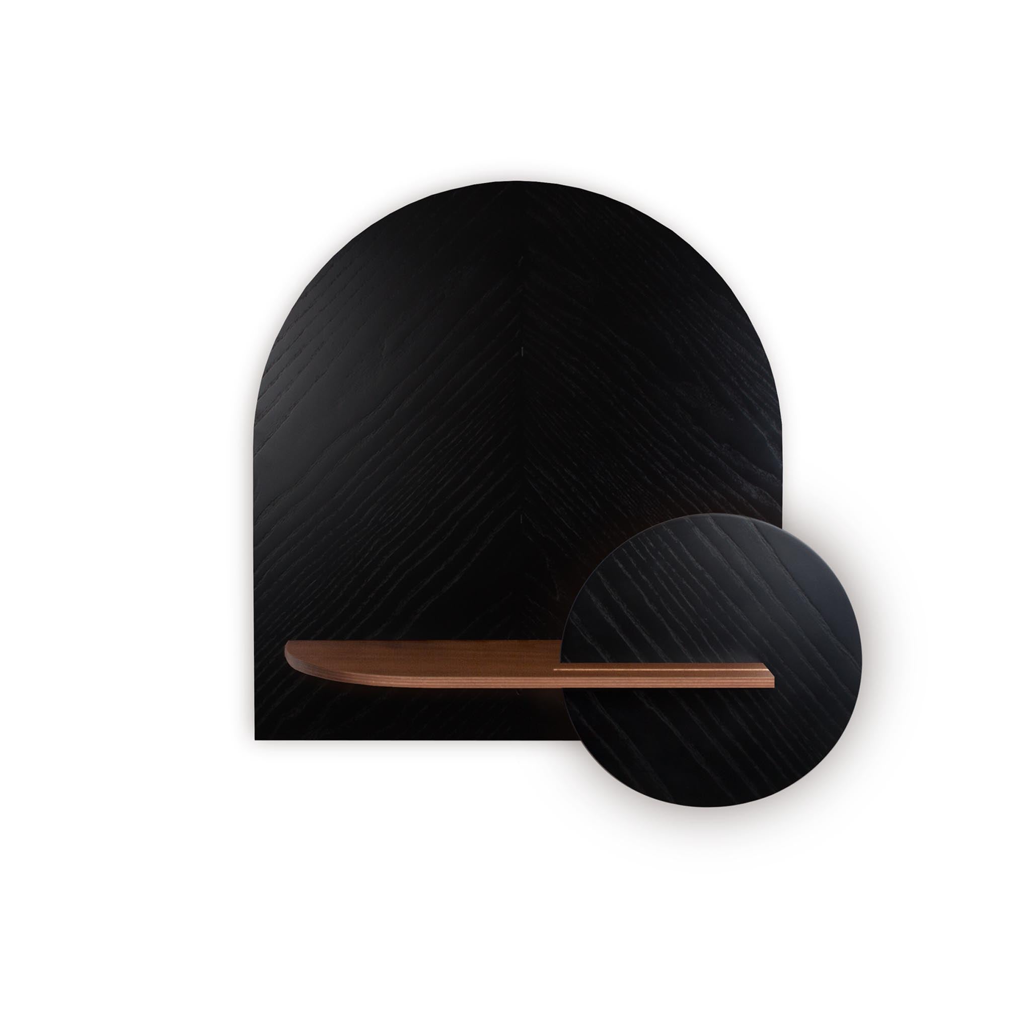 Étagère murale Alba DUO · Motif chevrons noir