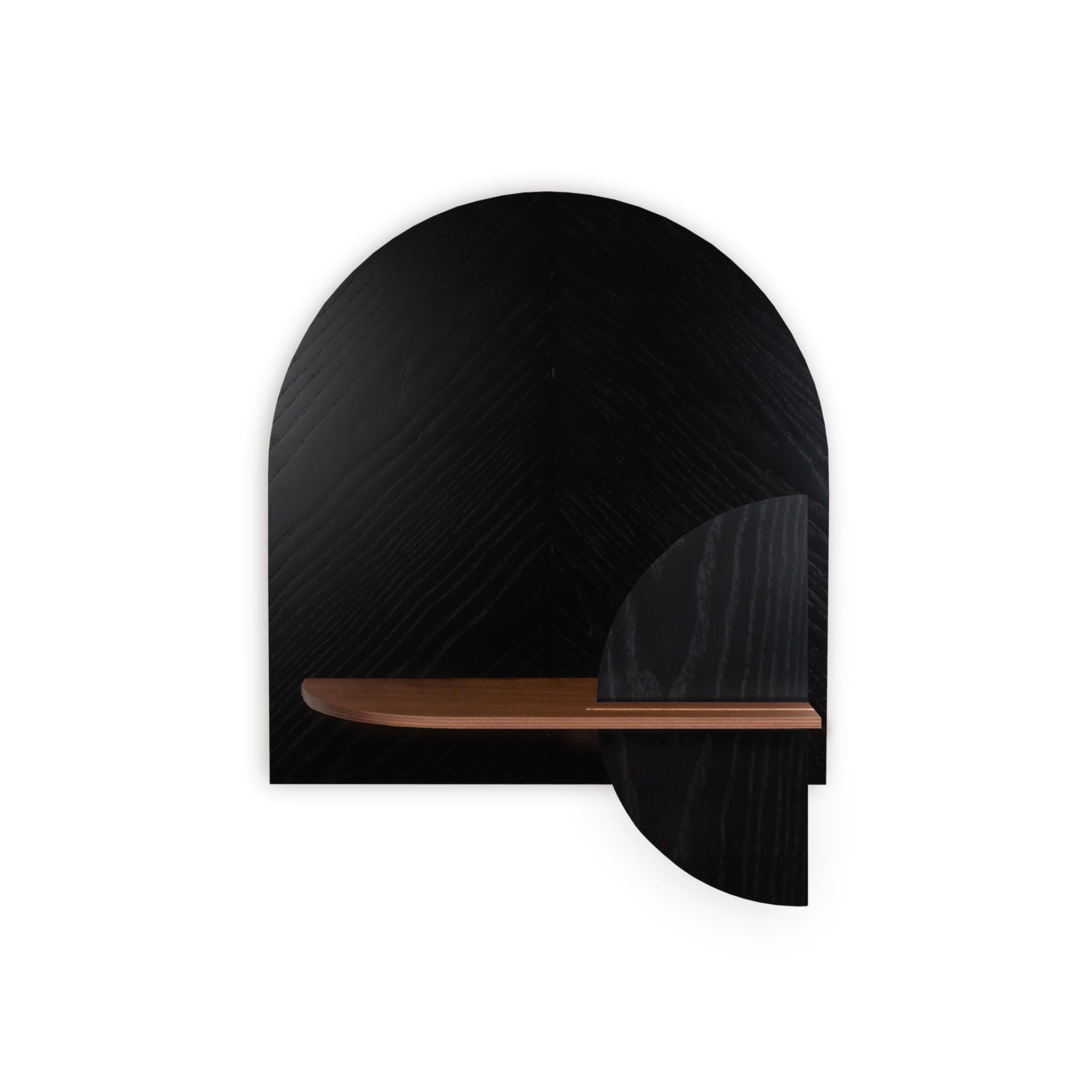 Étagère murale Alba DUO · Motif chevrons noir