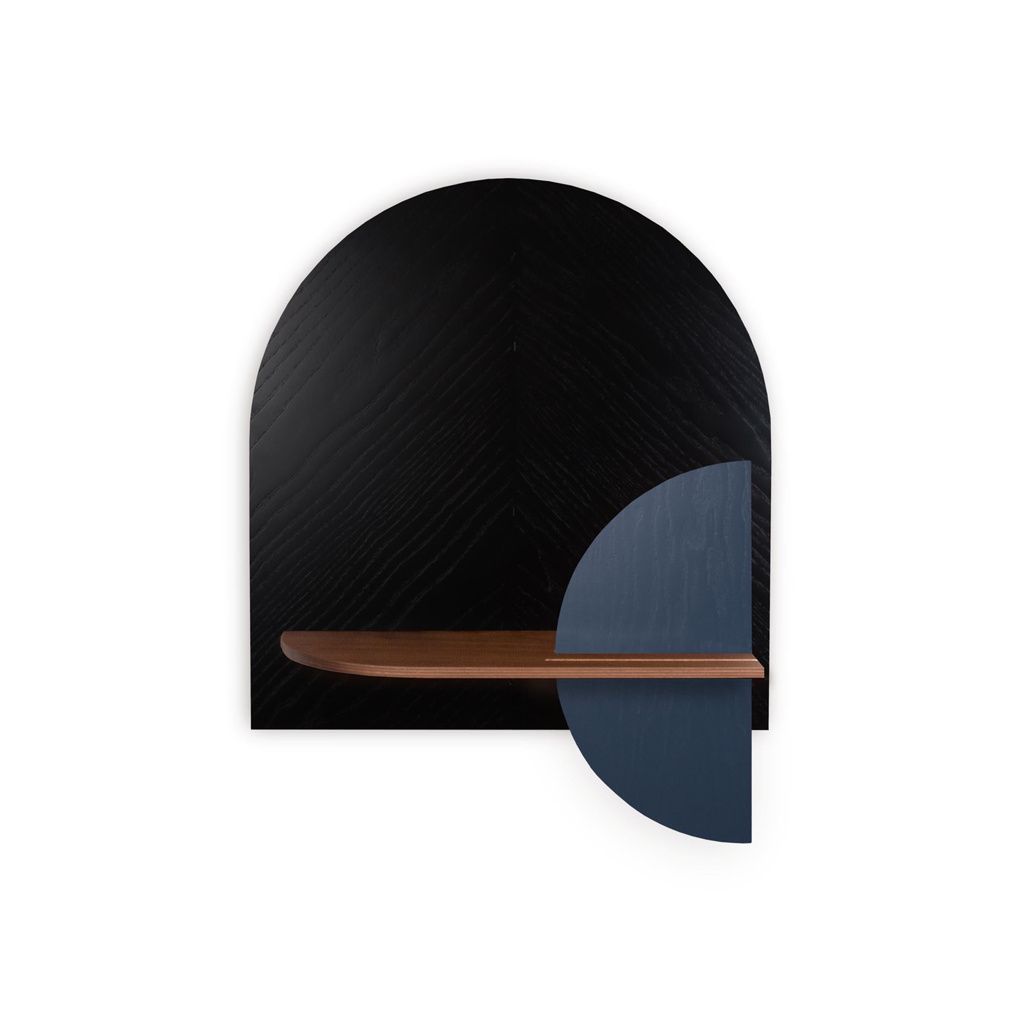 Étagère murale Alba DUO · Motif chevrons noir