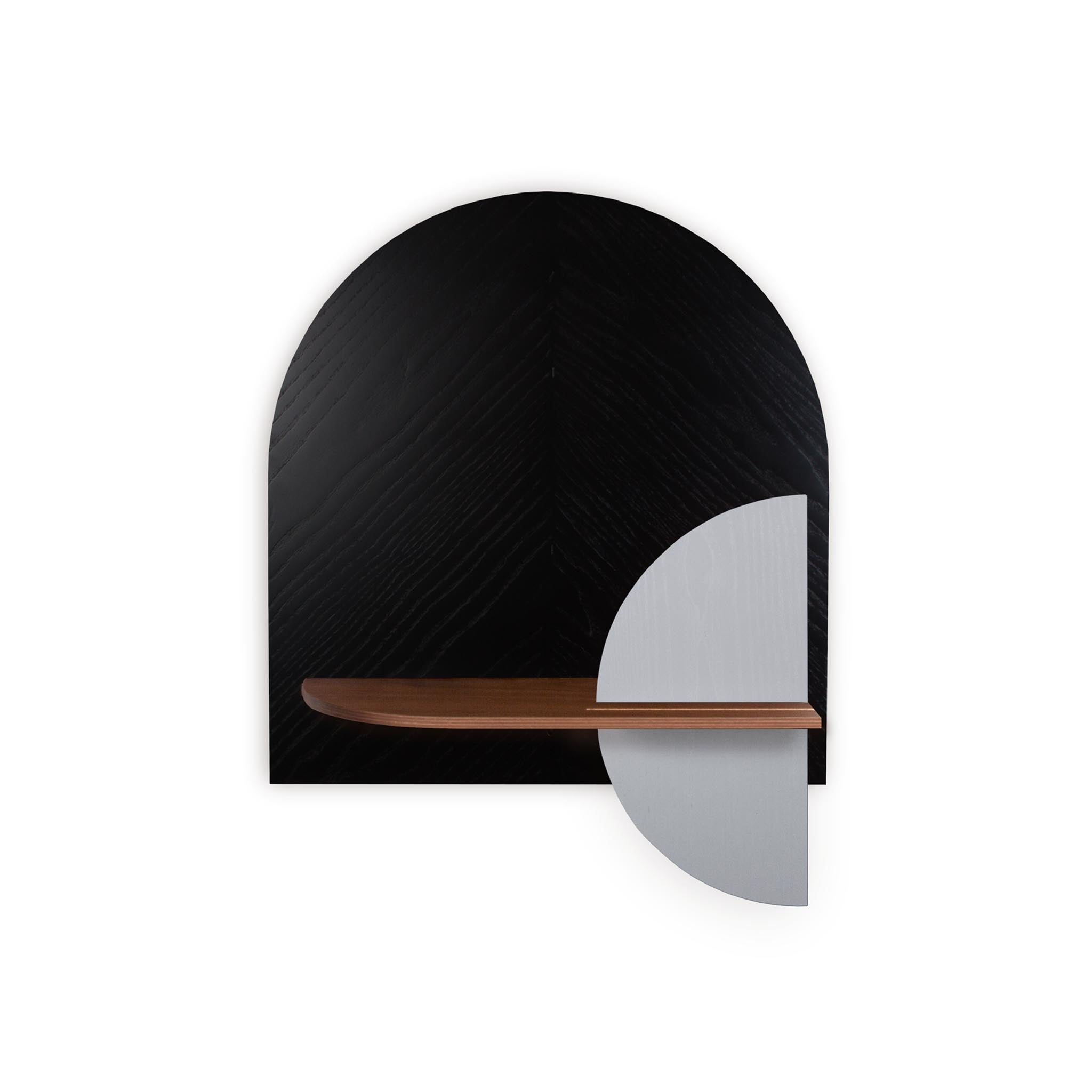 Étagère murale Alba DUO · Motif chevrons noir