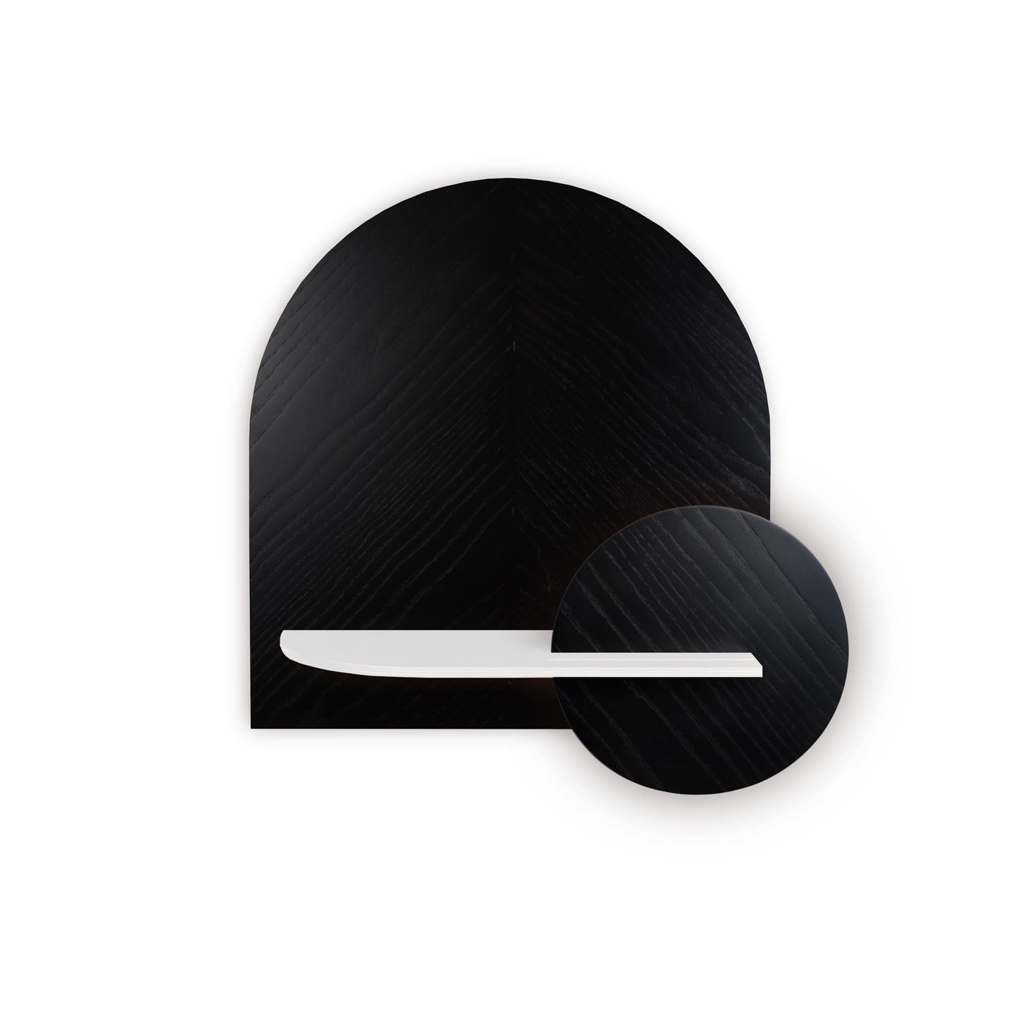 Étagère murale Alba DUO · Motif chevrons noir