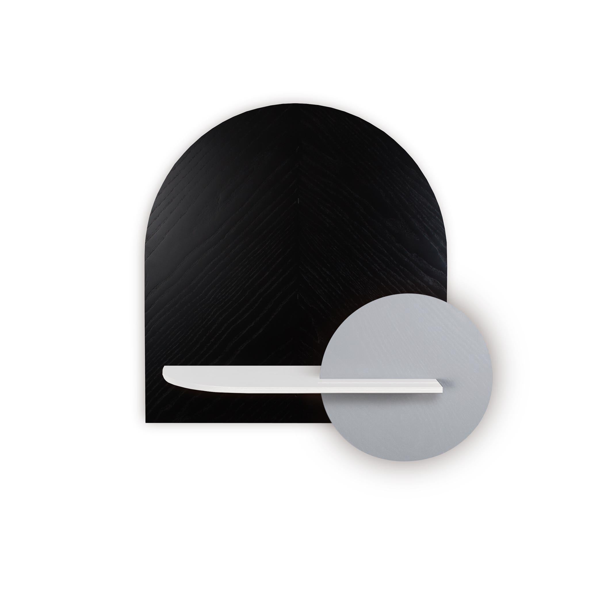 Étagère murale Alba DUO · Motif chevrons noir