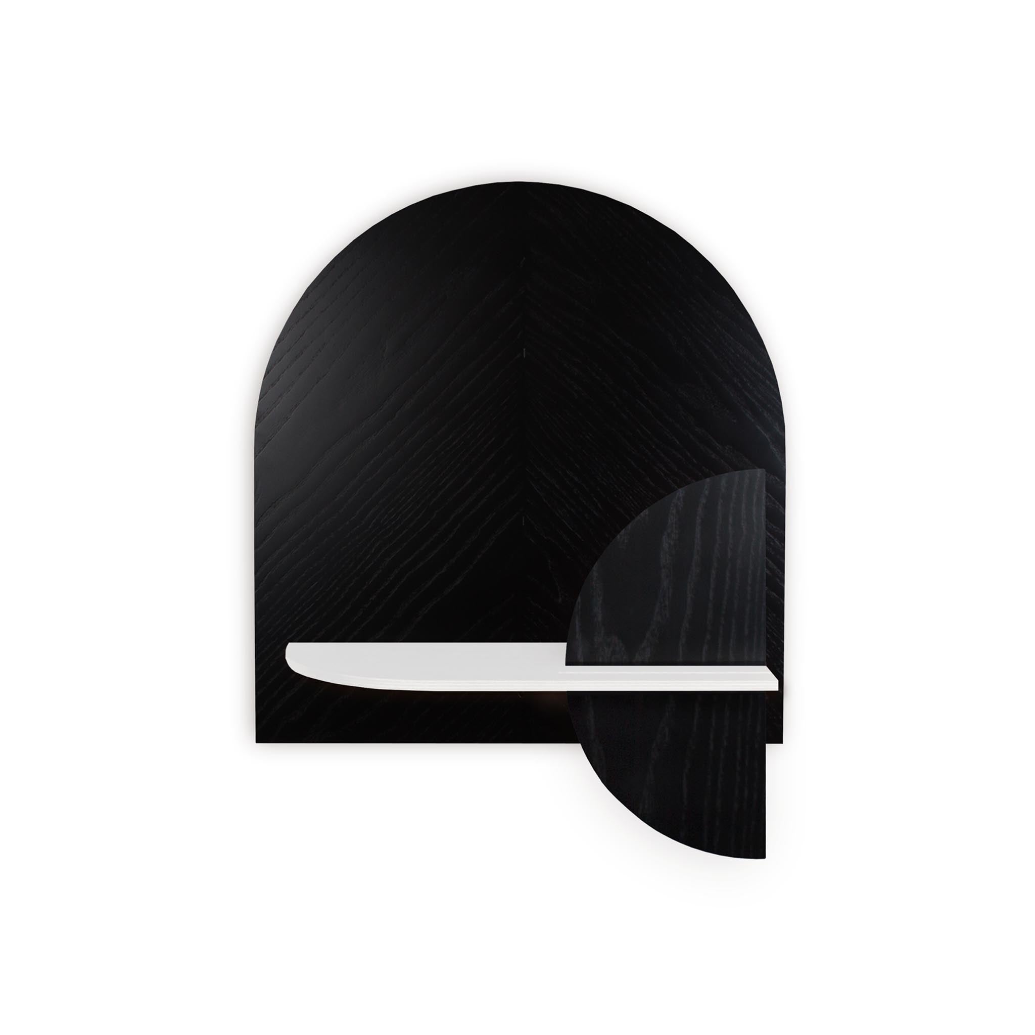 Étagère murale Alba DUO · Motif chevrons noir