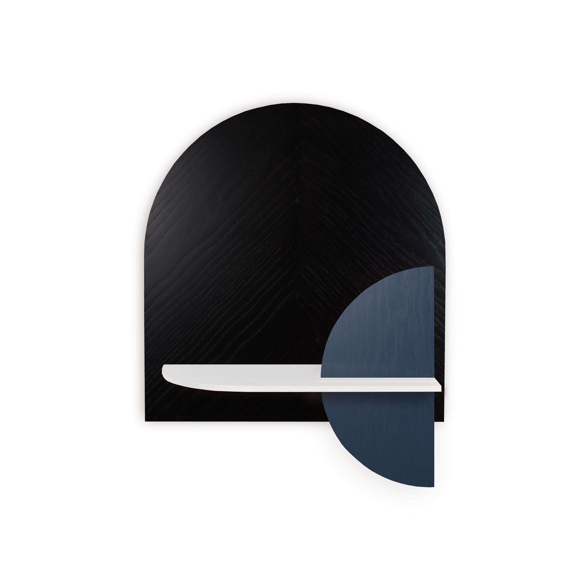 Étagère murale Alba DUO · Motif chevrons noir