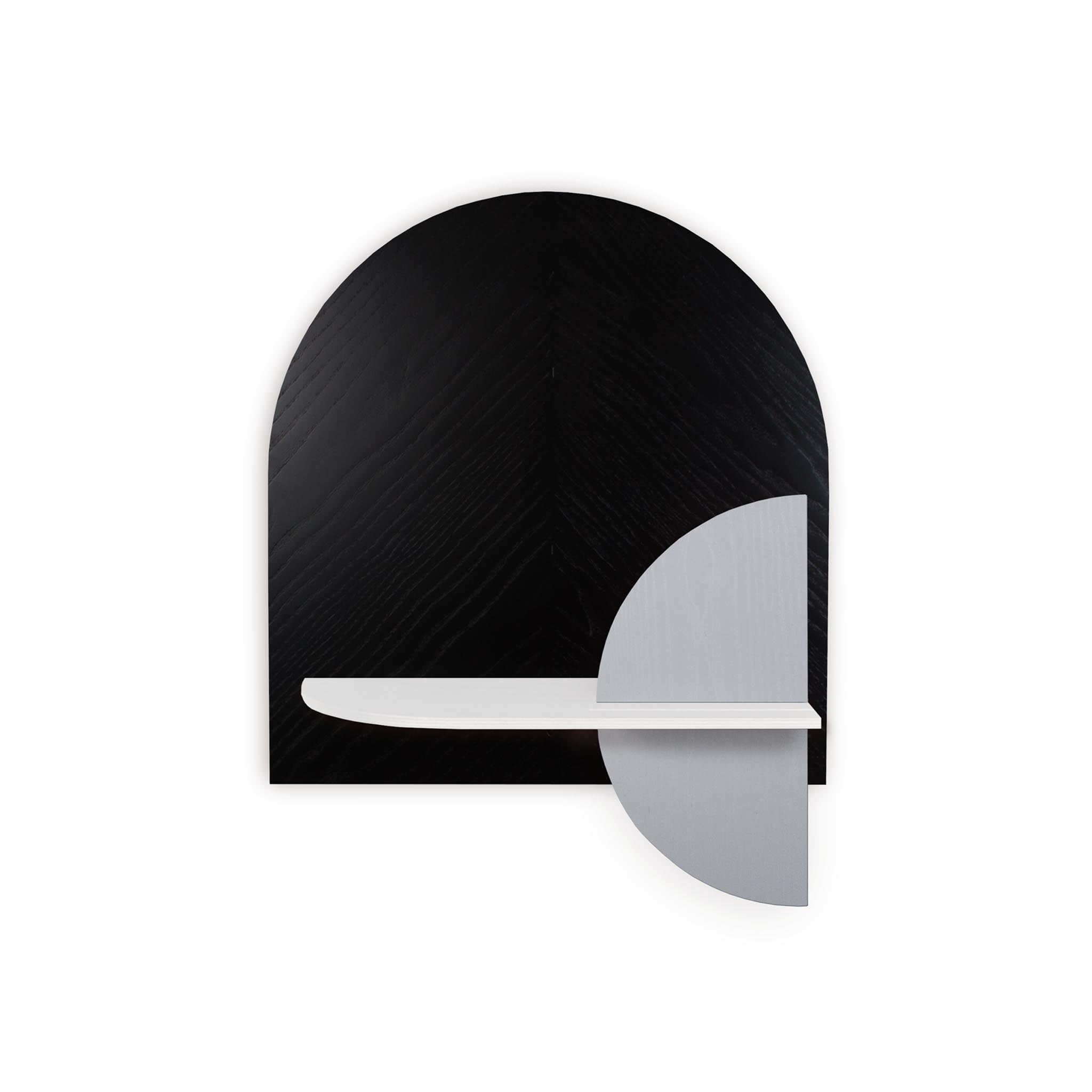 Étagère murale Alba DUO · Motif chevrons noir