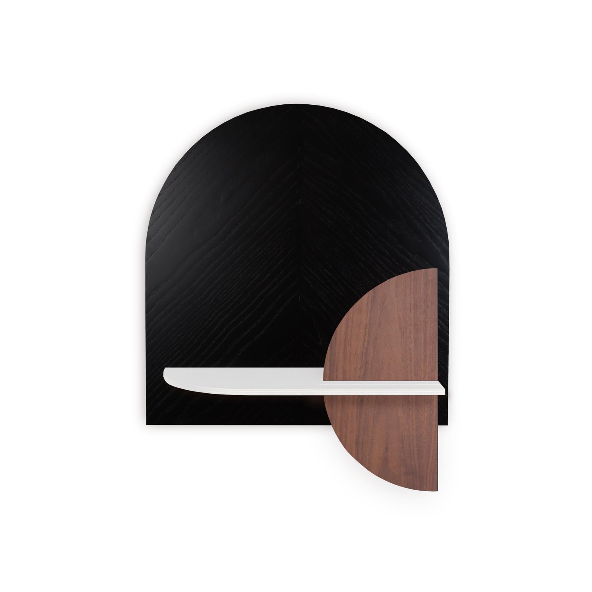 Étagère murale Alba DUO · Motif chevrons noir