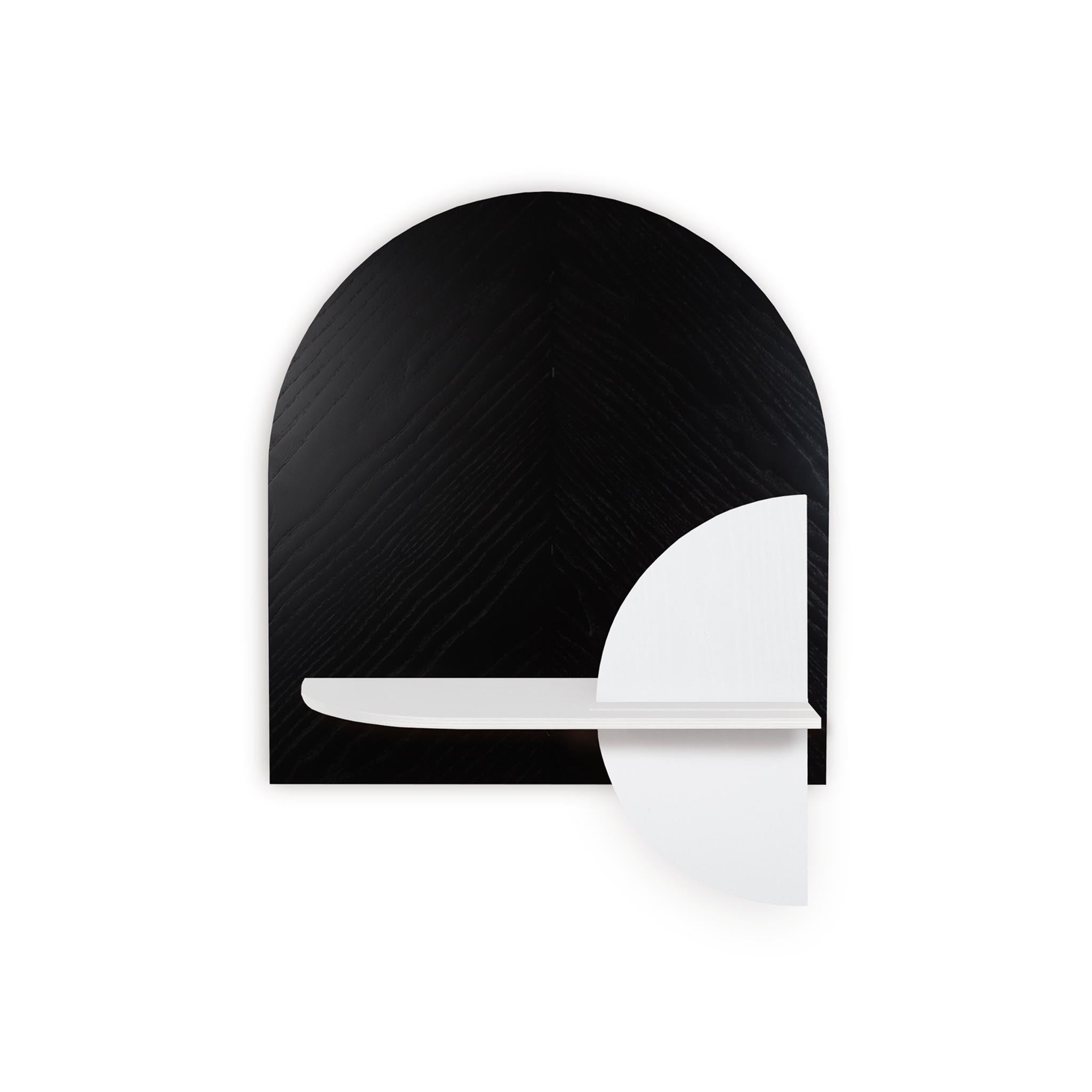 Étagère murale Alba DUO · Motif chevrons noir