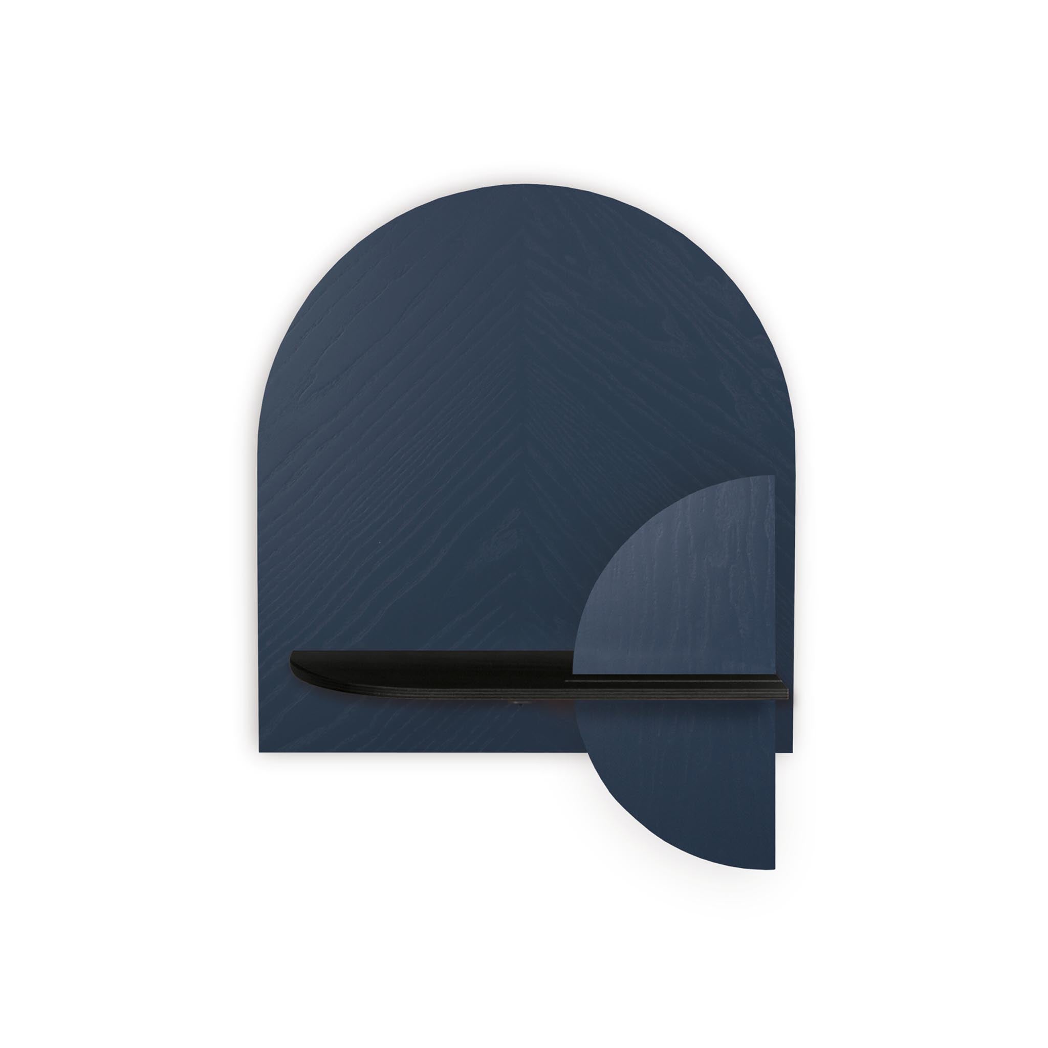 Étagère murale Alba DUO · Motif chevrons bleu