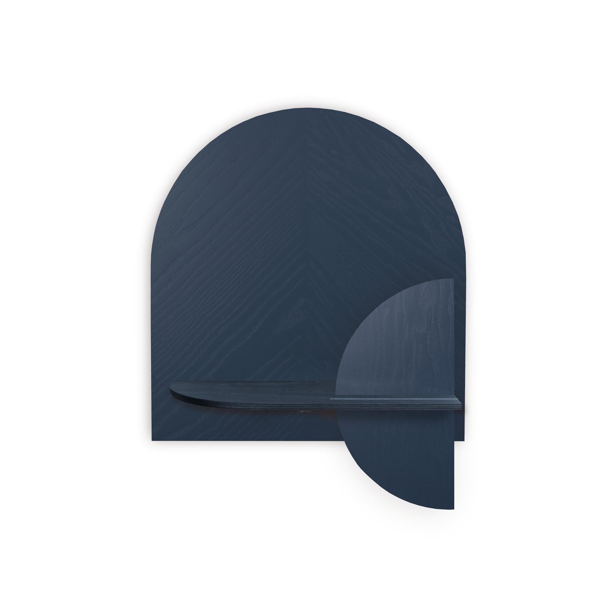 Étagère murale Alba DUO · Motif chevrons bleu