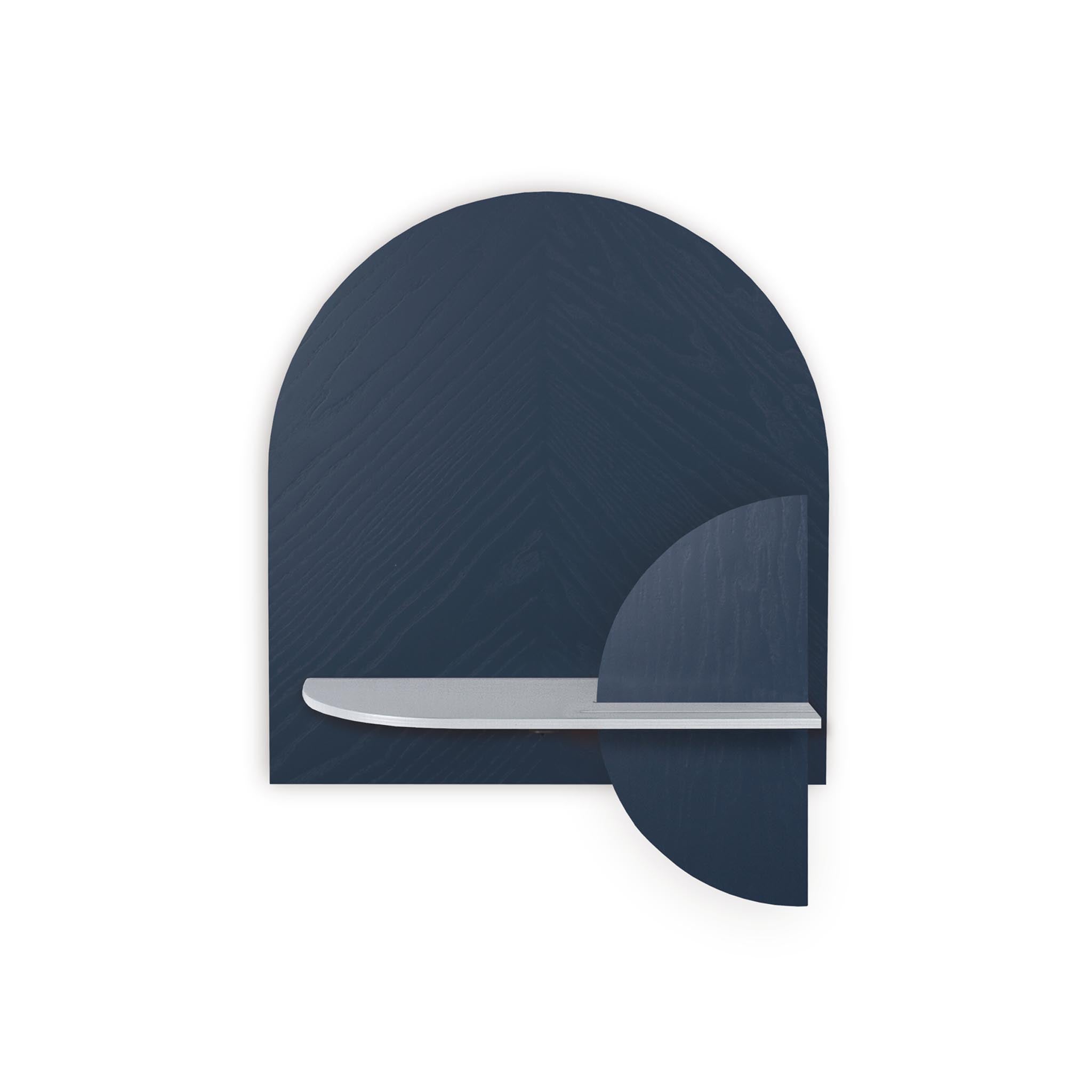 Étagère murale Alba DUO · Motif chevrons bleu