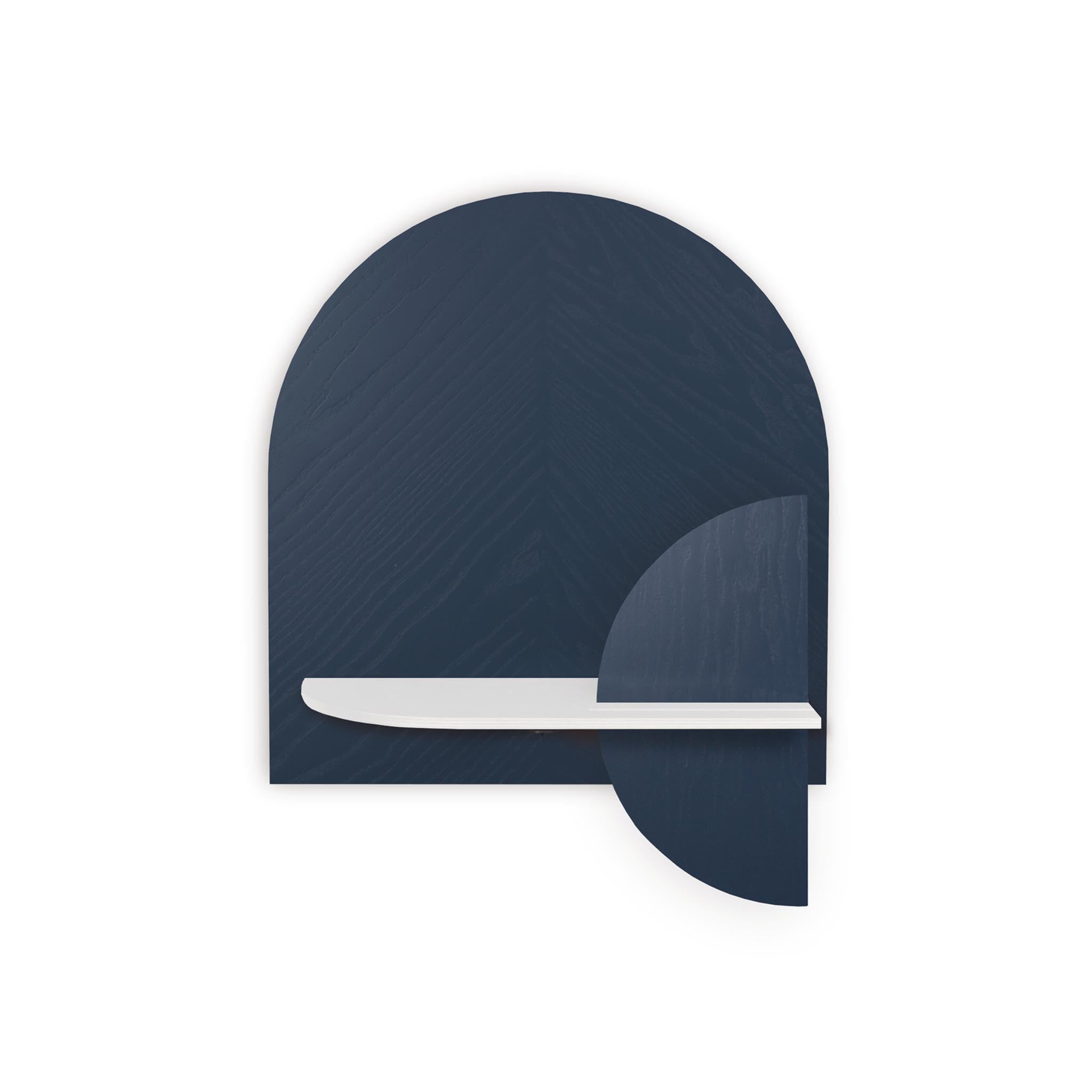 Étagère murale Alba DUO · Motif chevrons bleu