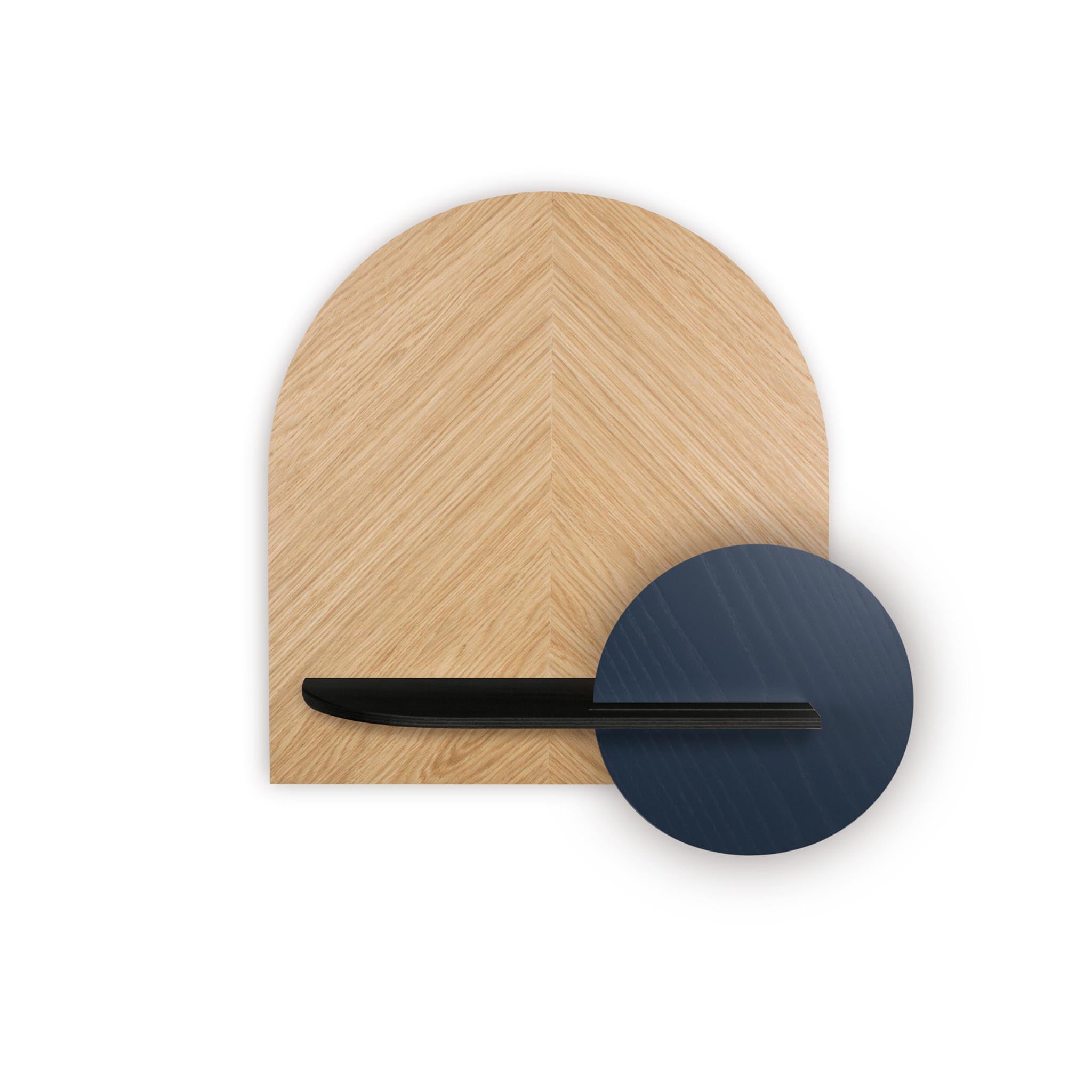 Étagère murale Alba DUO · Chêne en chevrons