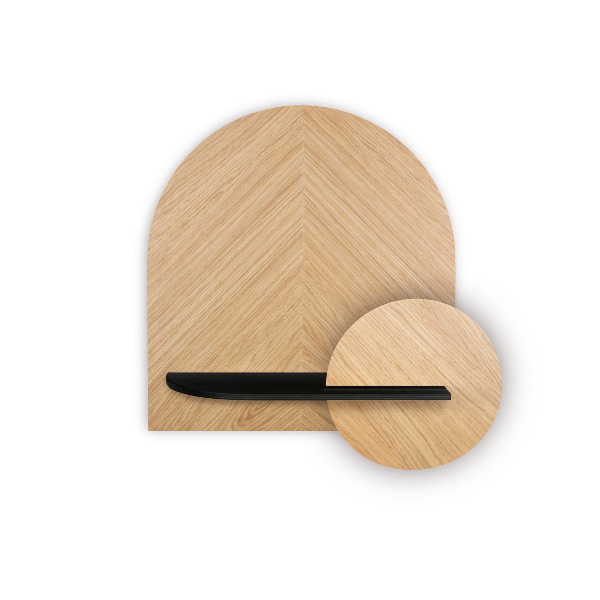 Étagère murale Alba DUO · Chêne en chevrons