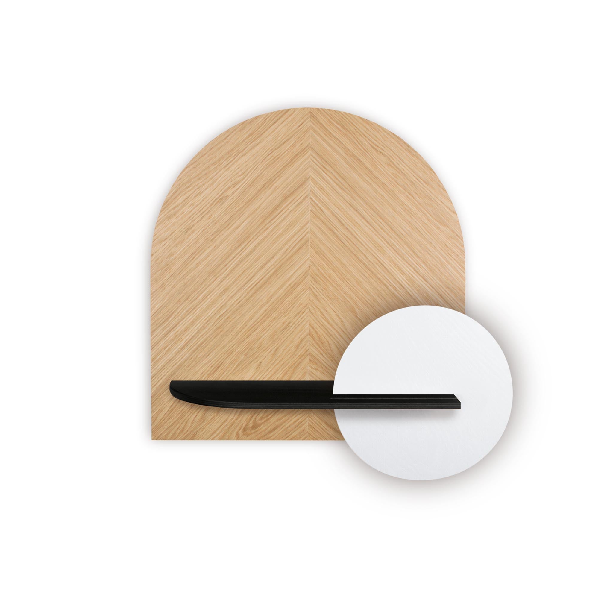 Étagère murale Alba DUO · Chêne en chevrons