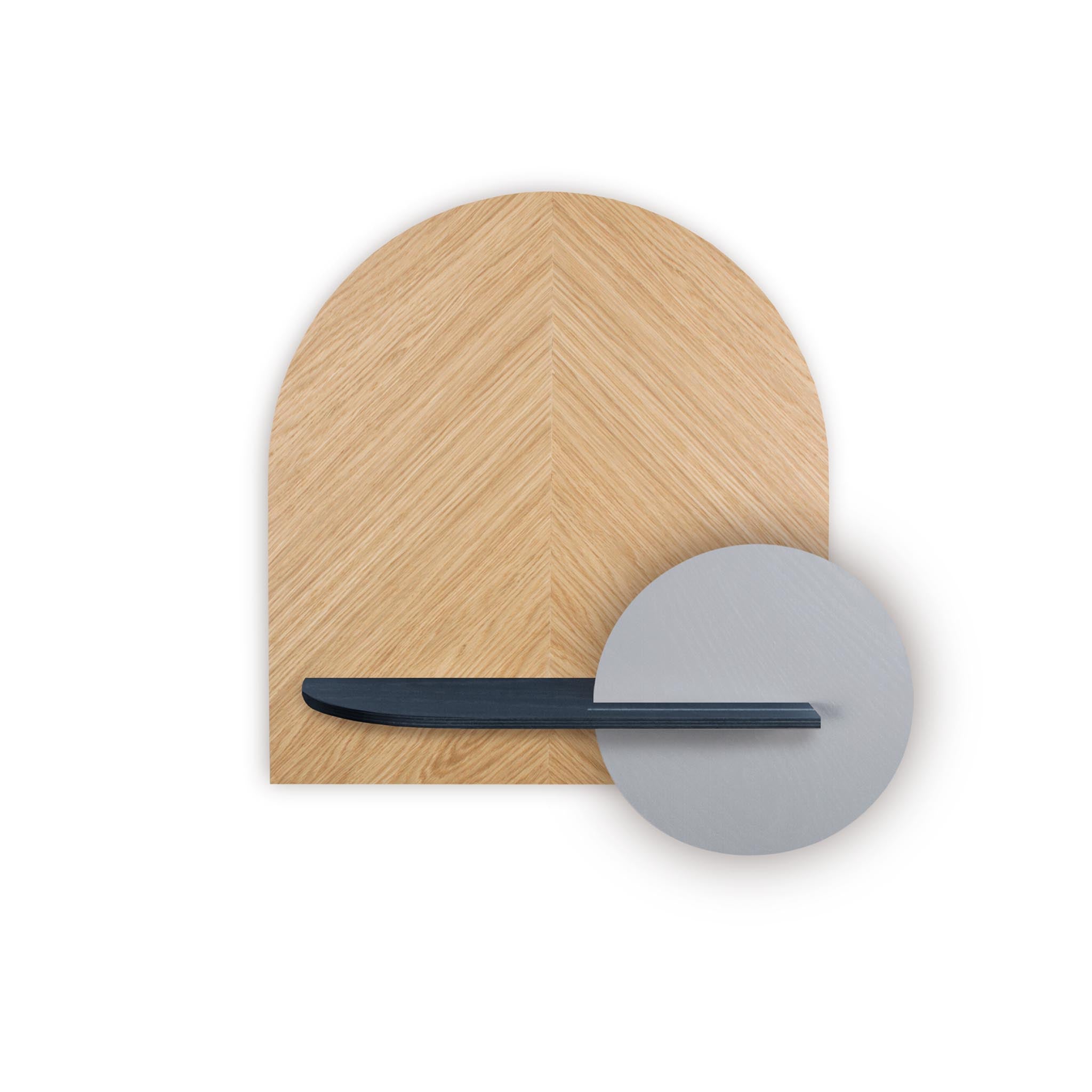 Étagère murale Alba DUO · Chêne en chevrons