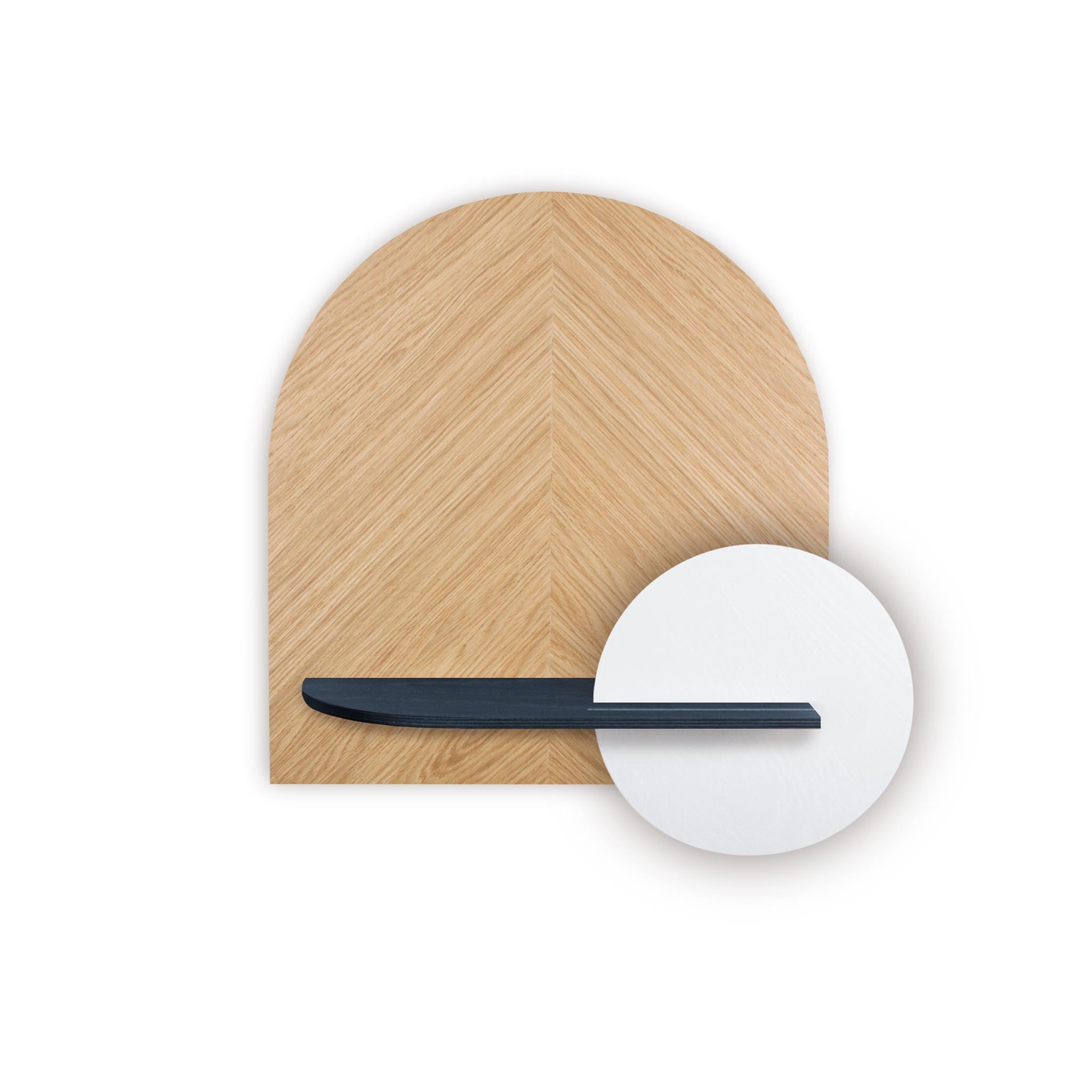 Étagère murale Alba DUO · Chêne en chevrons