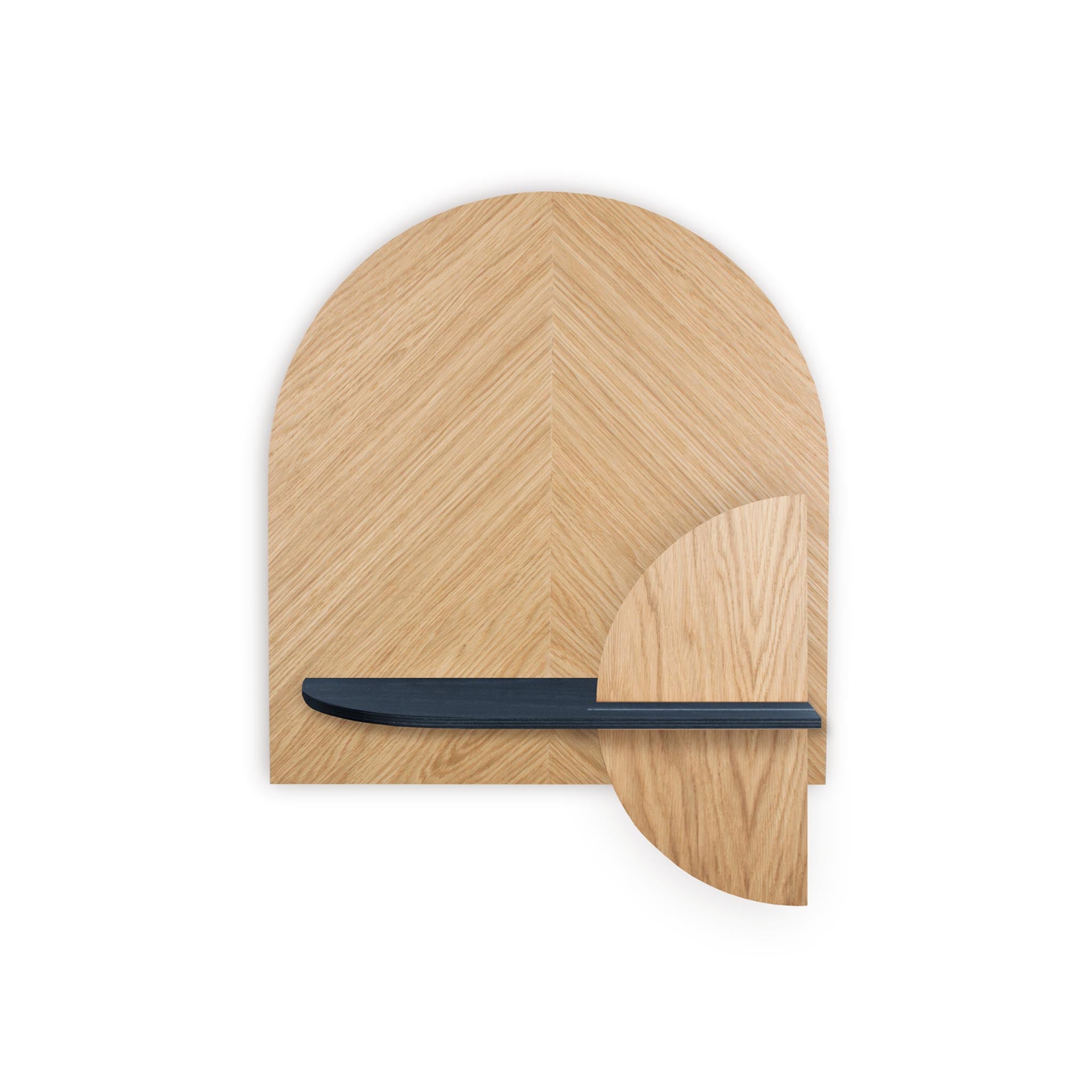 Étagère murale Alba DUO · Chêne en chevrons