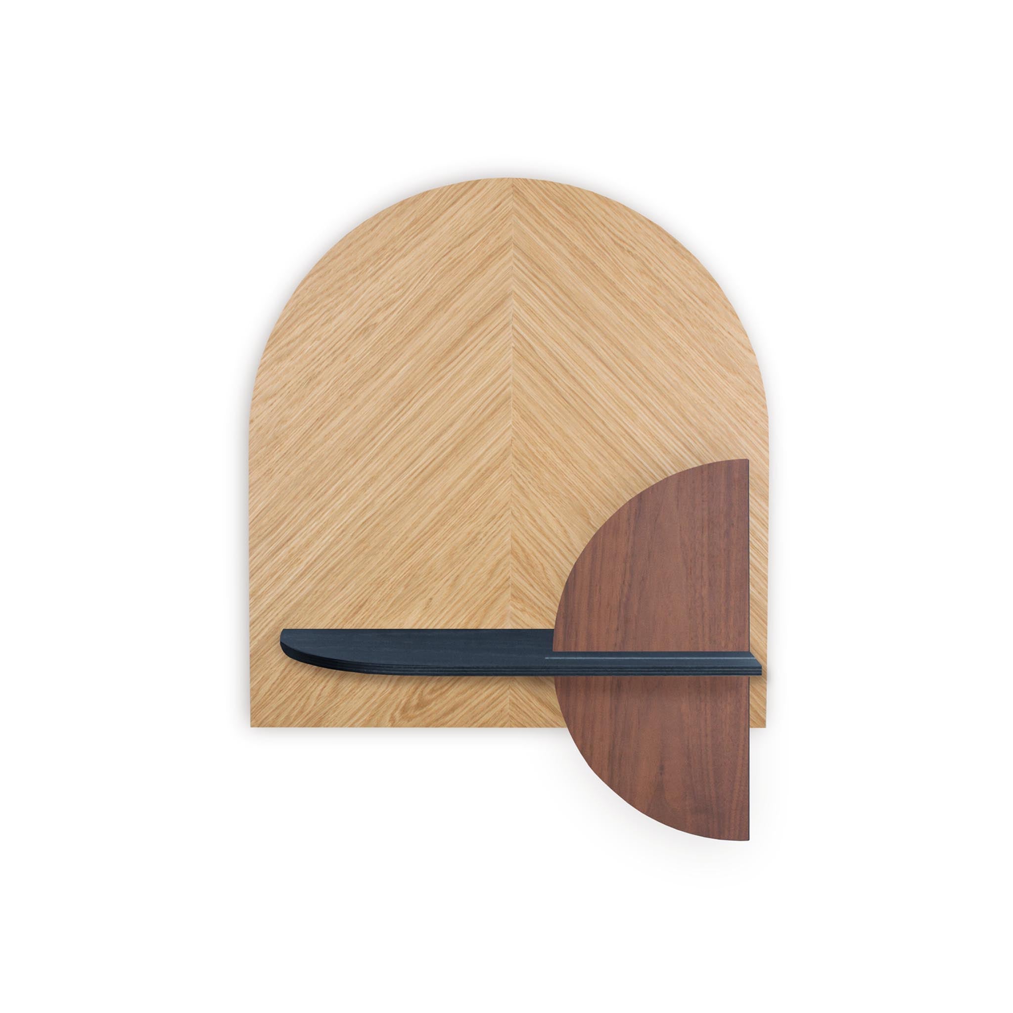 Étagère murale Alba DUO · Chêne en chevrons