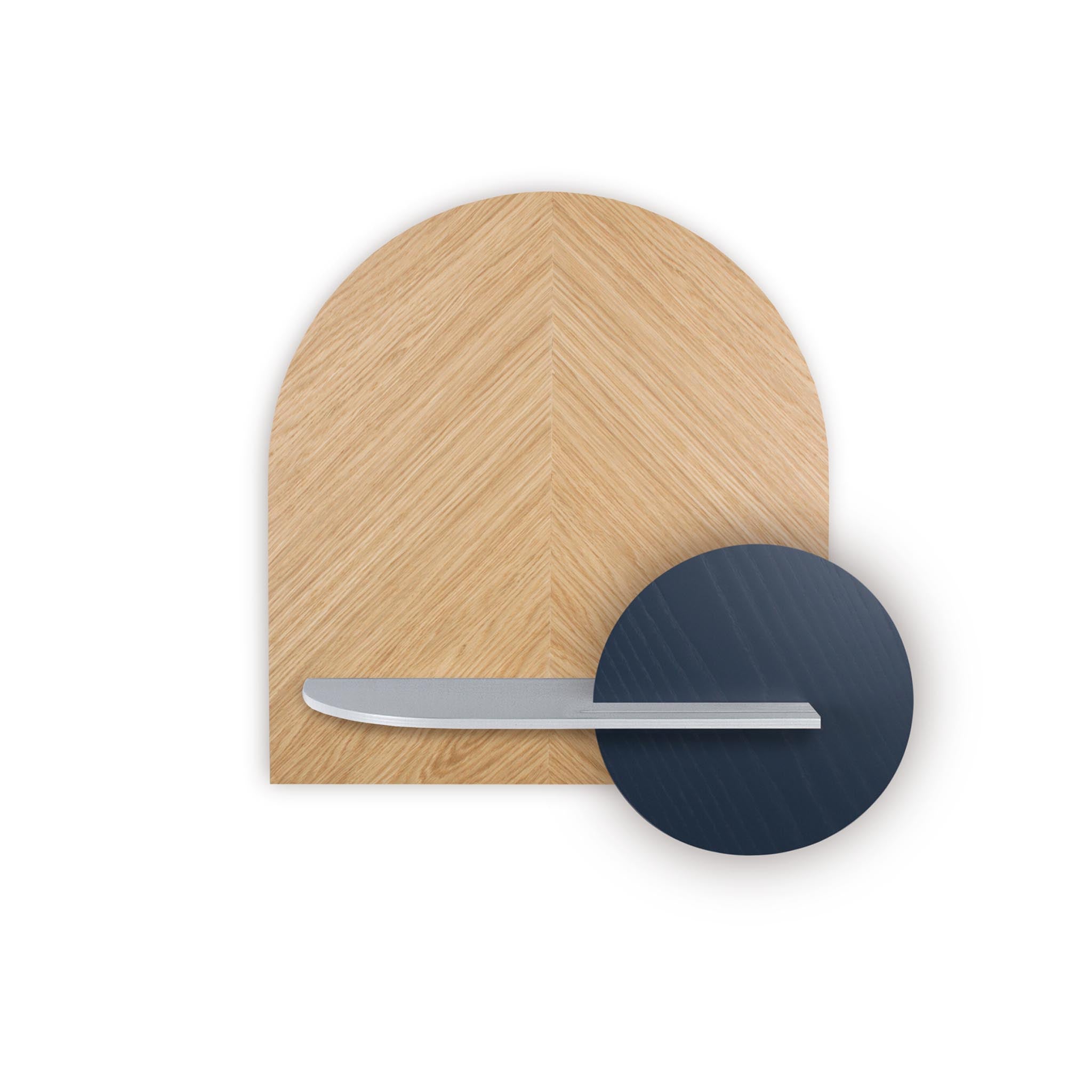 Étagère murale Alba DUO · Chêne en chevrons