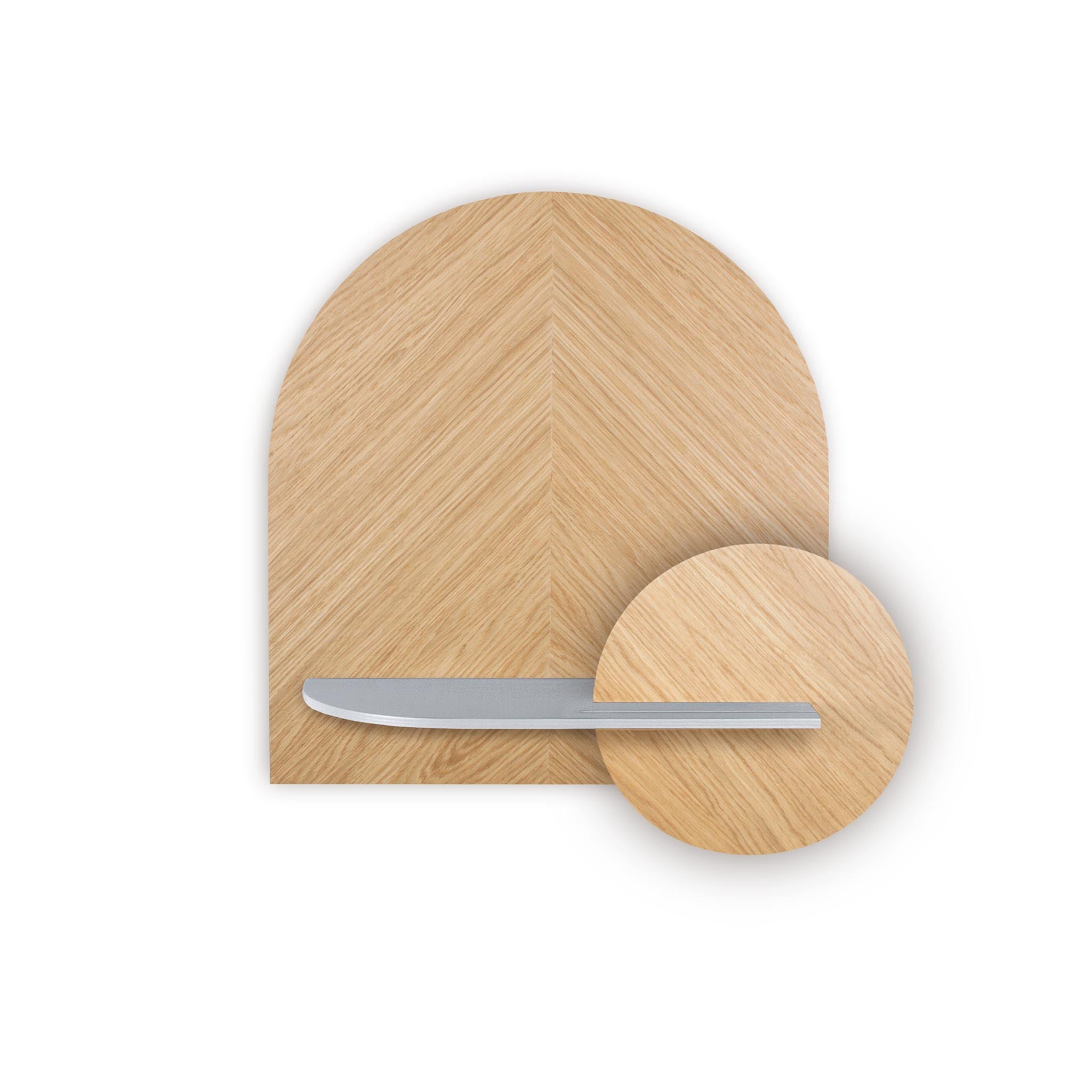 Étagère murale Alba DUO · Chêne en chevrons