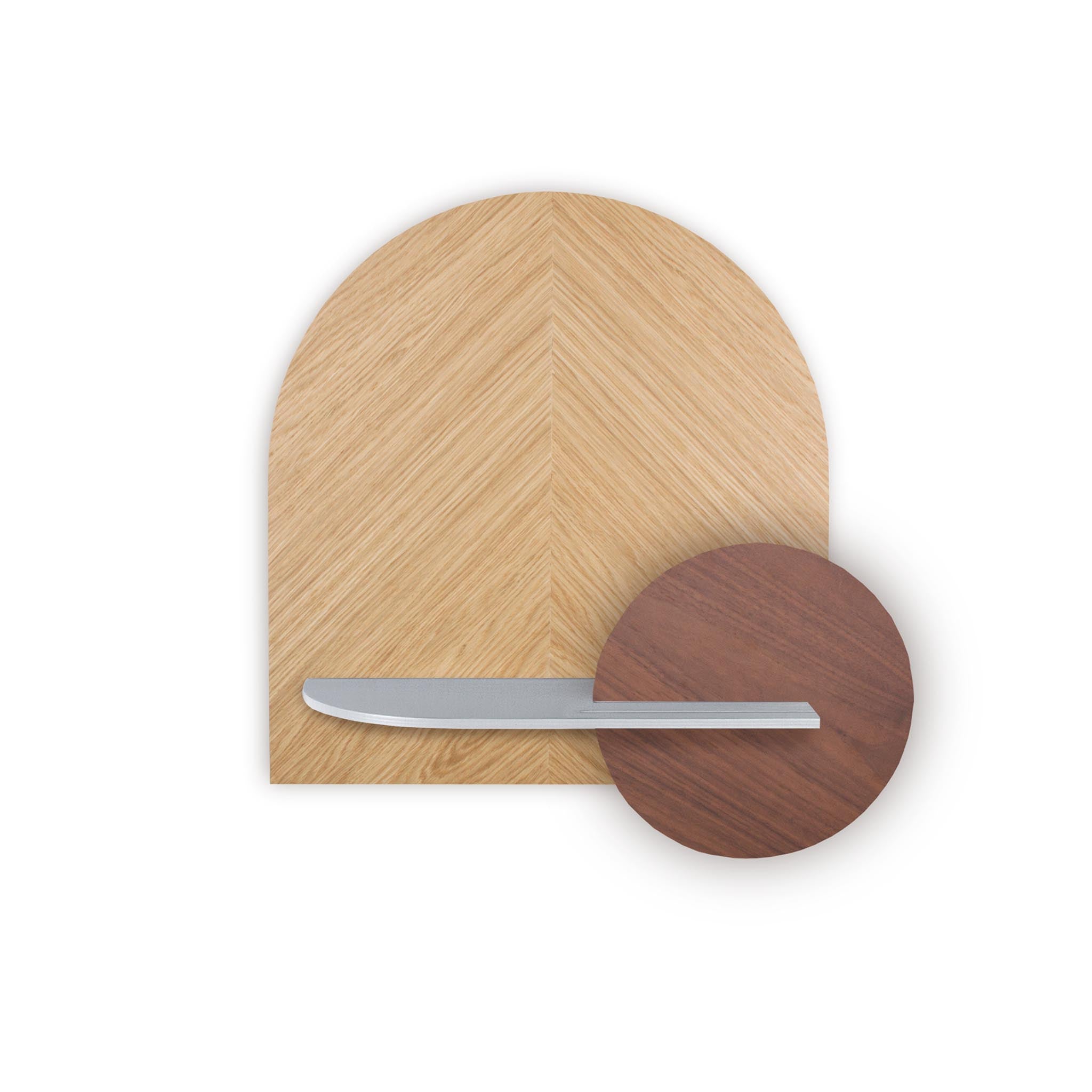 Étagère murale Alba DUO · Chêne en chevrons