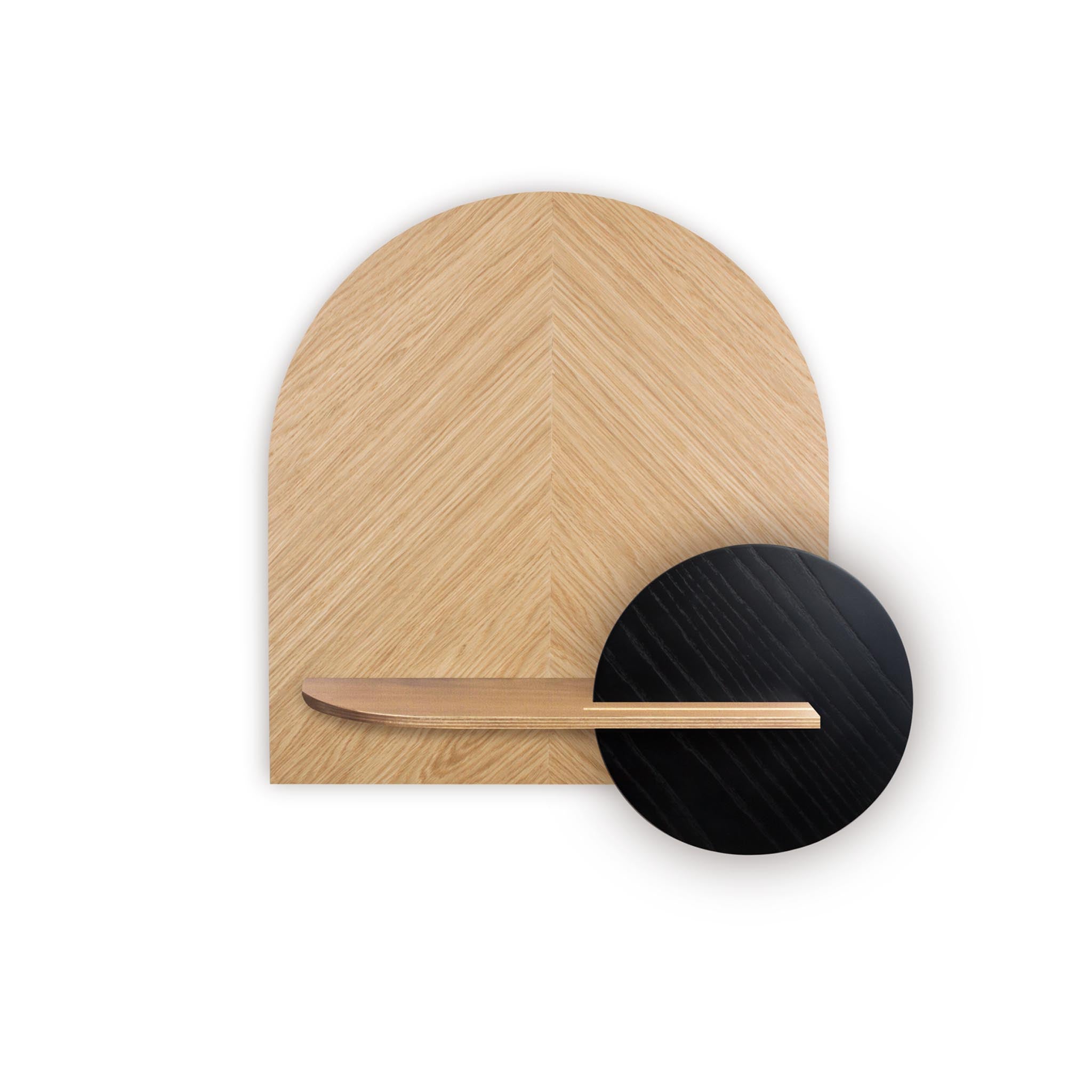 Étagère murale Alba DUO · Chêne en chevrons