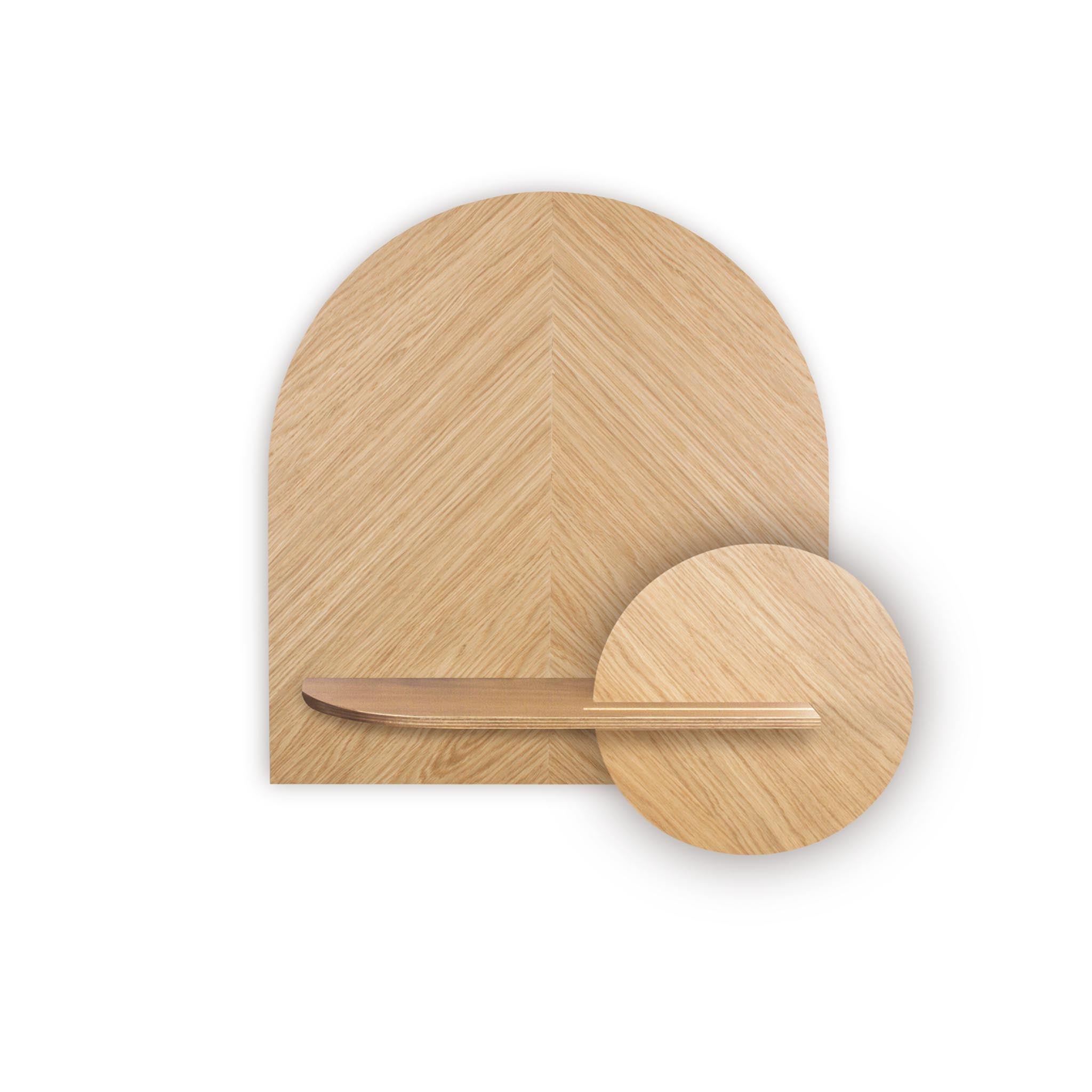 Étagère murale Alba DUO · Chêne en chevrons