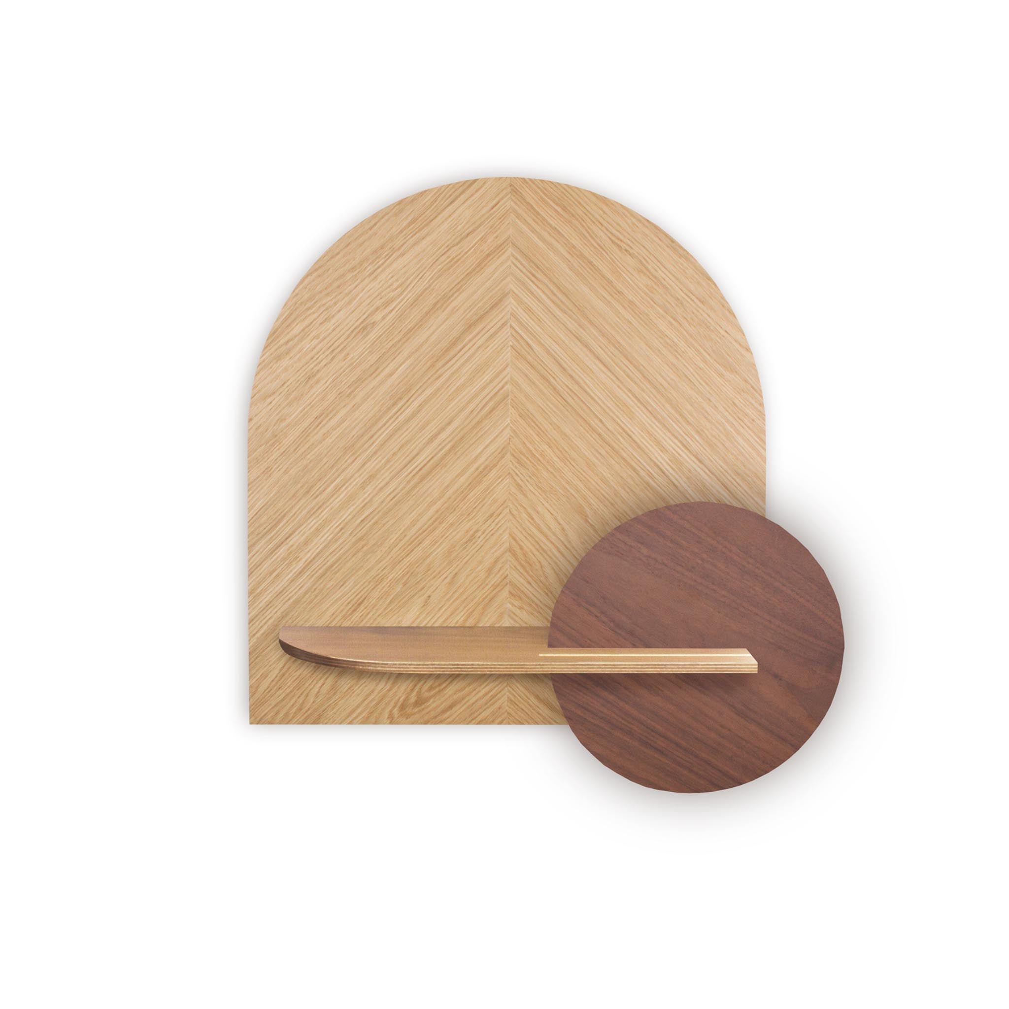 Étagère murale Alba DUO · Chêne en chevrons