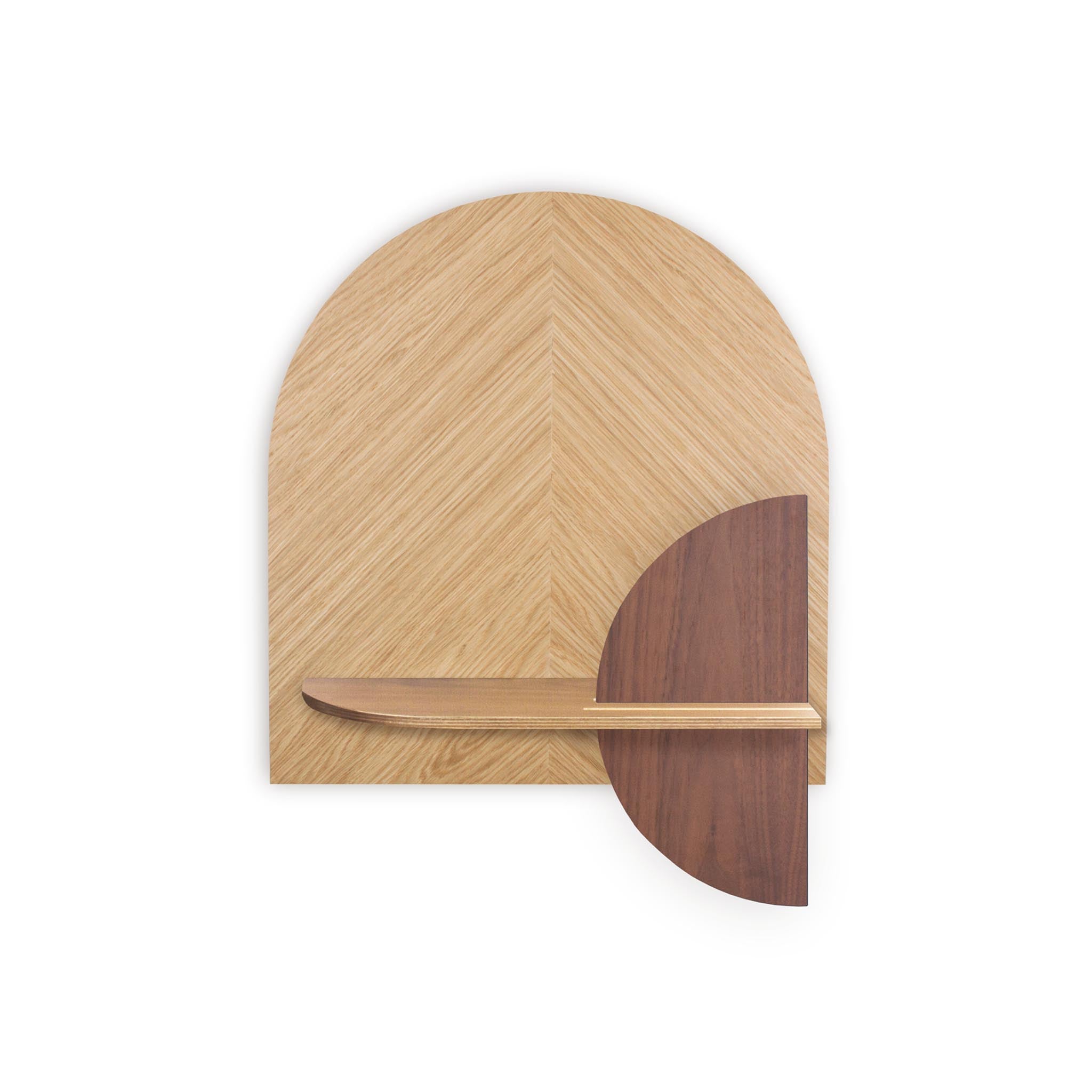 Étagère murale Alba DUO · Chêne en chevrons