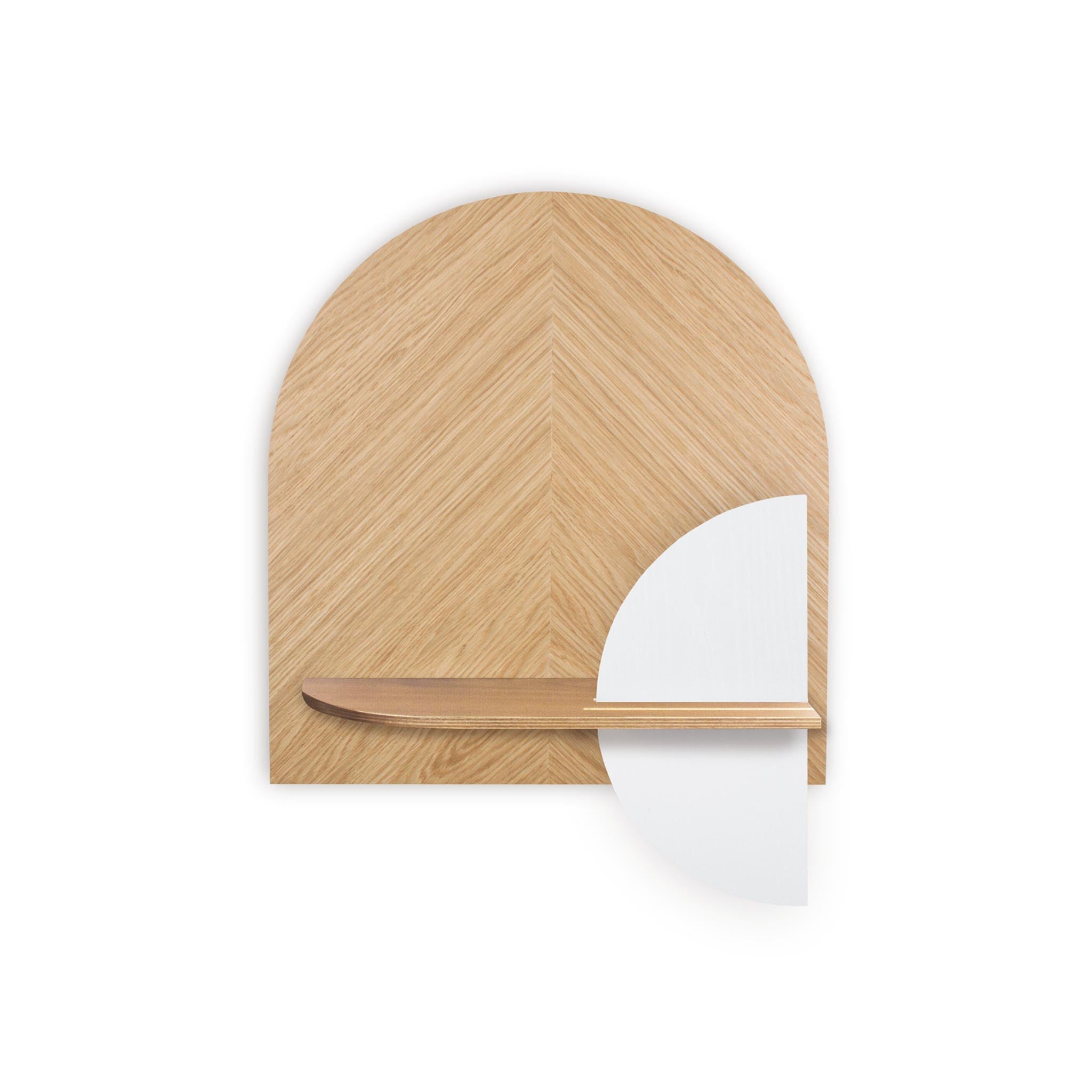 Étagère murale Alba DUO · Chêne en chevrons
