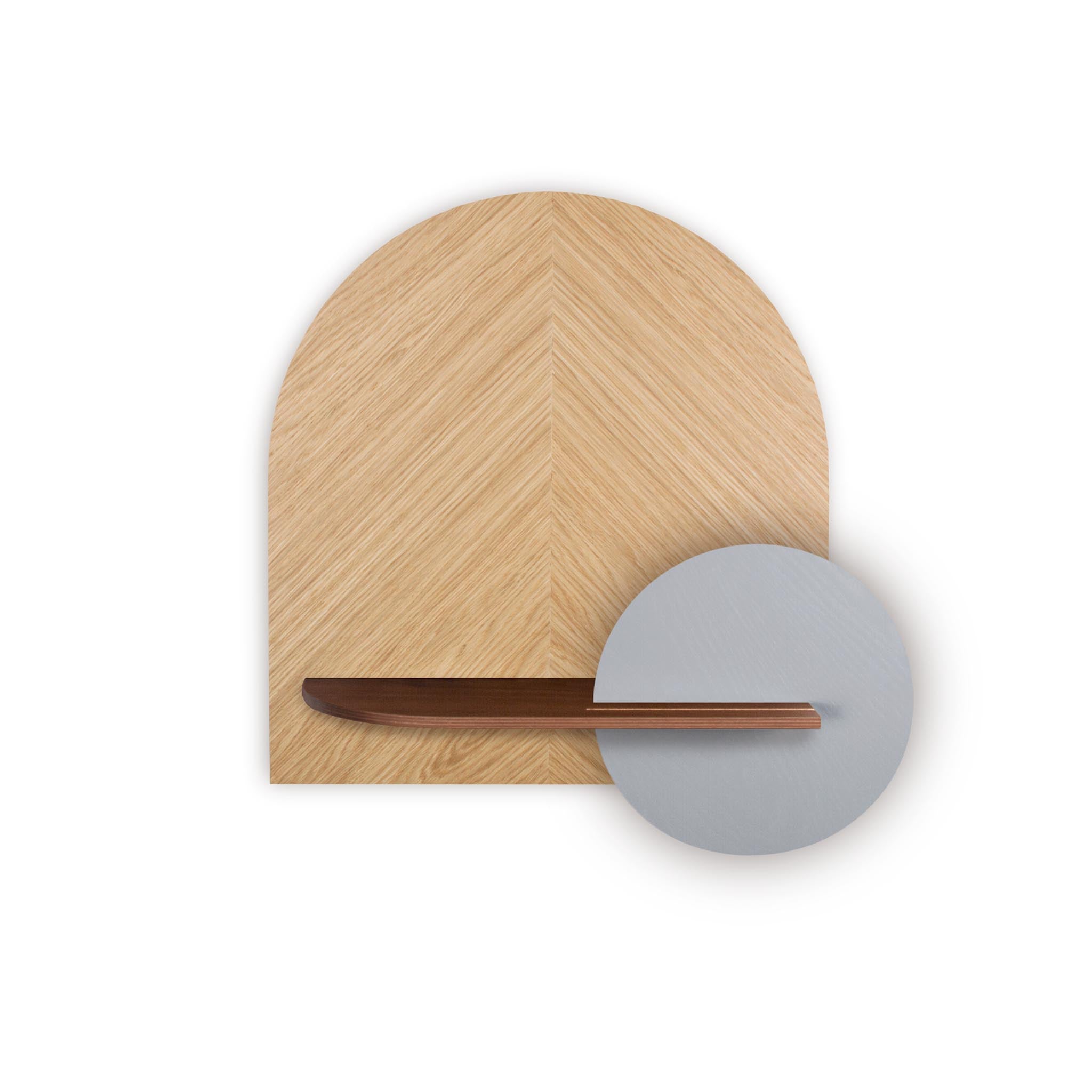 Étagère murale Alba DUO · Chêne en chevrons