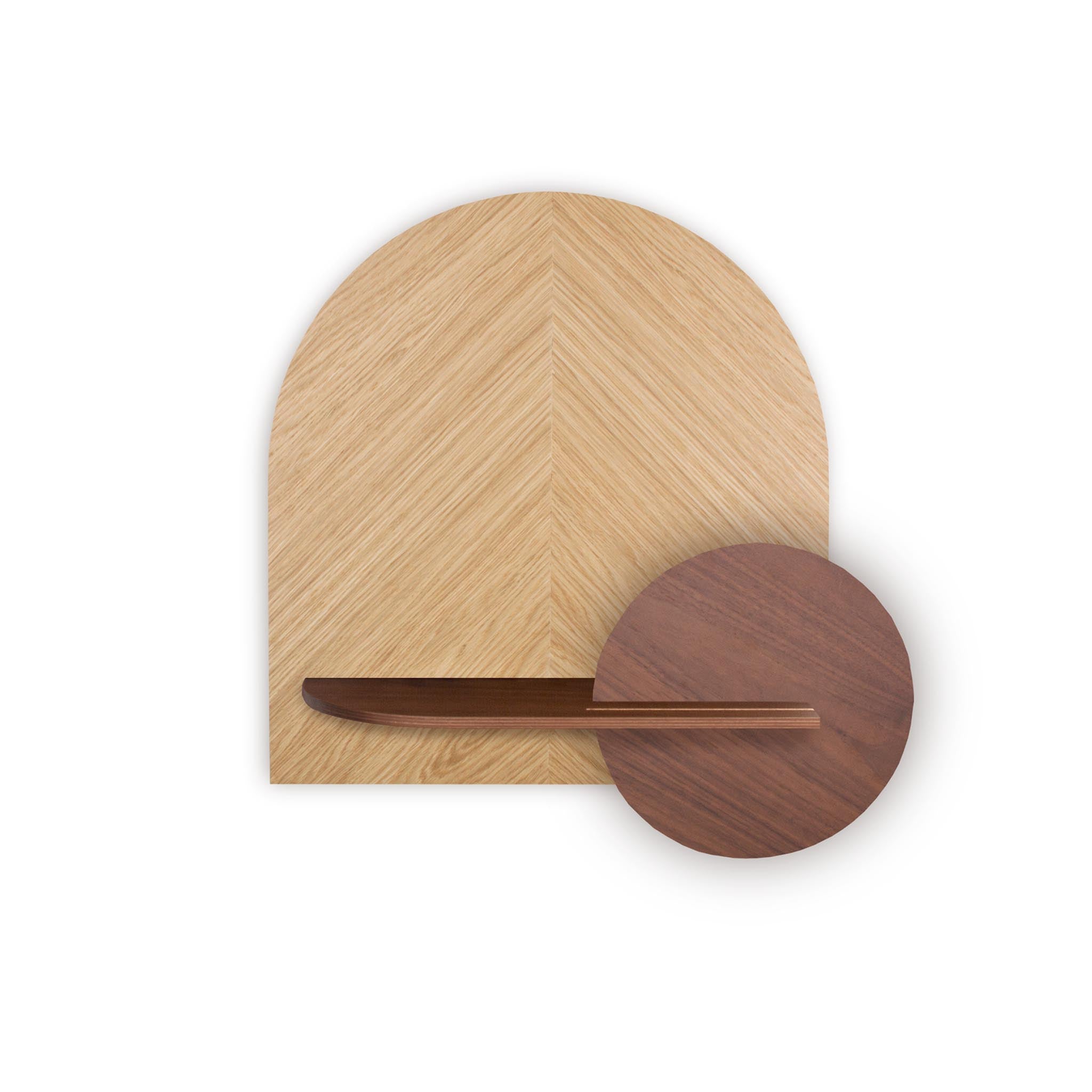 Étagère murale Alba DUO · Chêne en chevrons