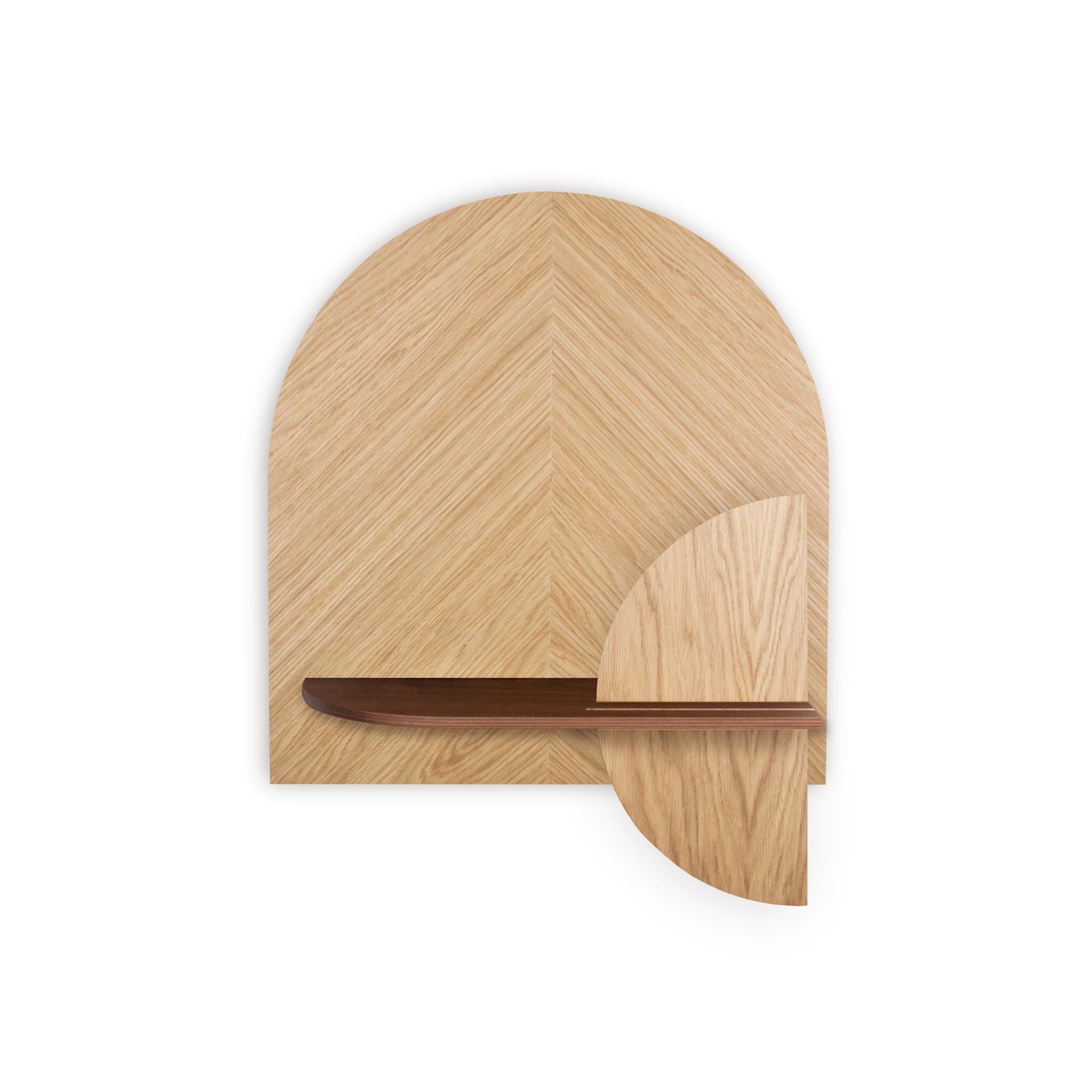 Étagère murale Alba DUO · Chêne en chevrons