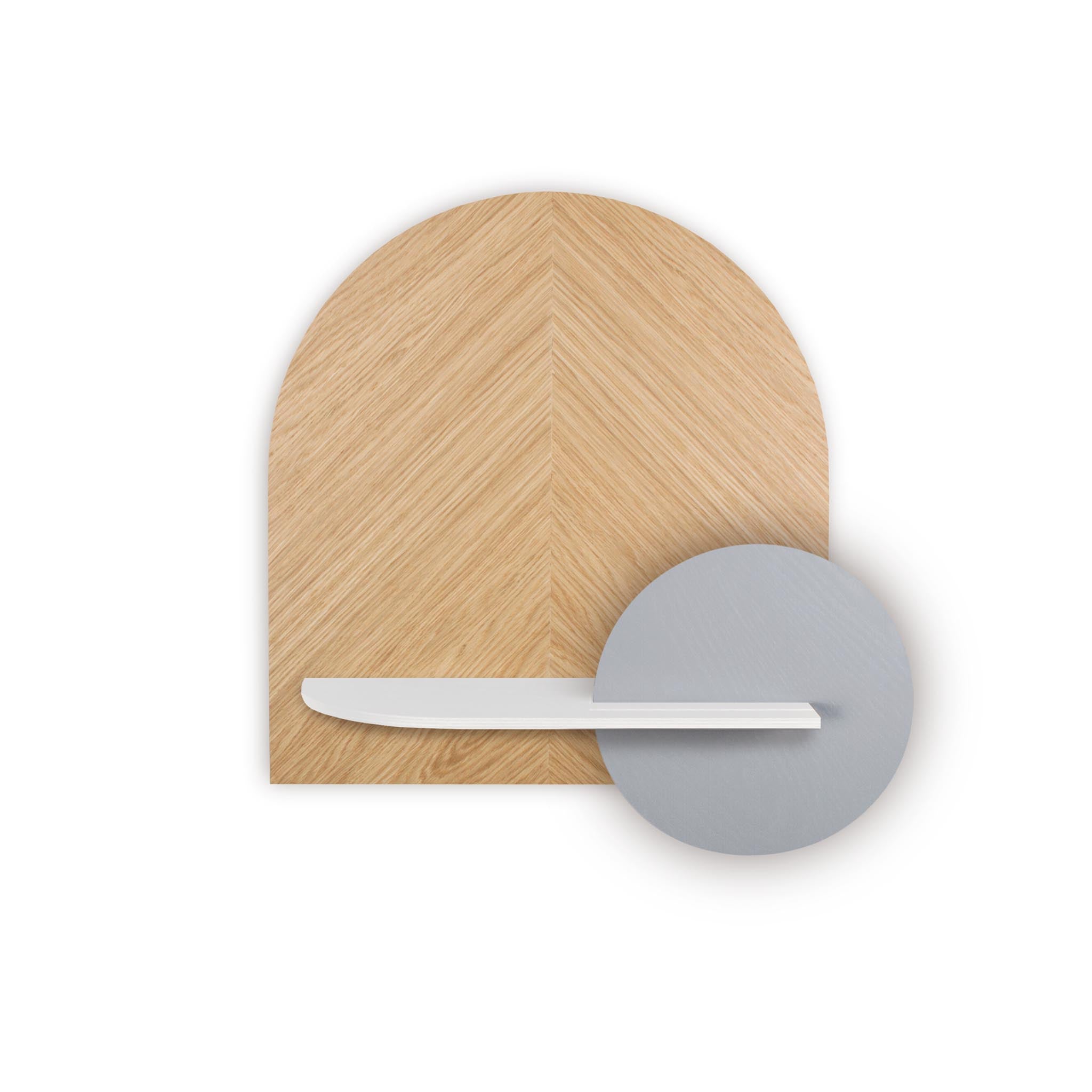 Étagère murale Alba DUO · Chêne en chevrons