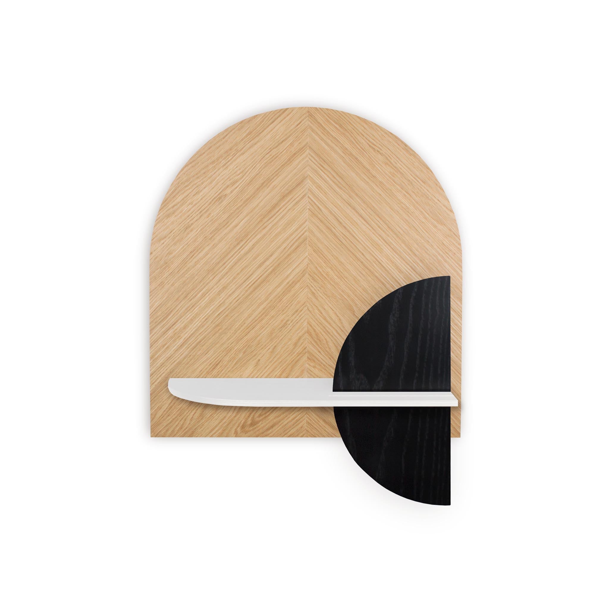 Étagère murale Alba DUO · Chêne en chevrons