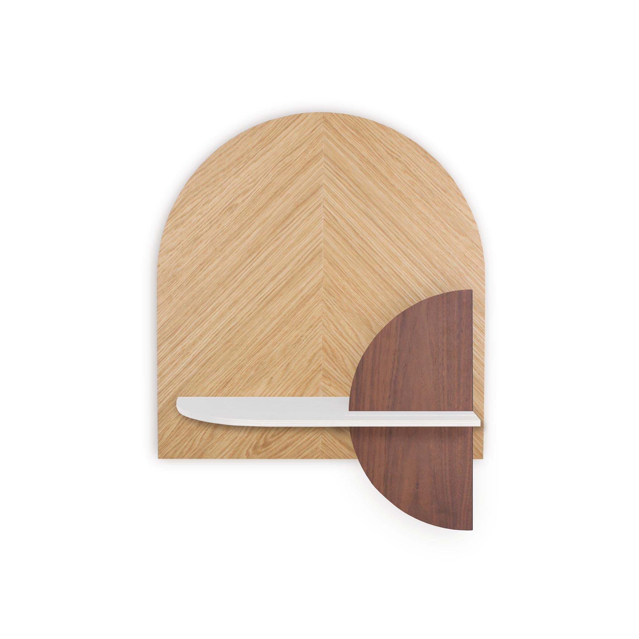Étagère murale Alba DUO · Chêne en chevrons